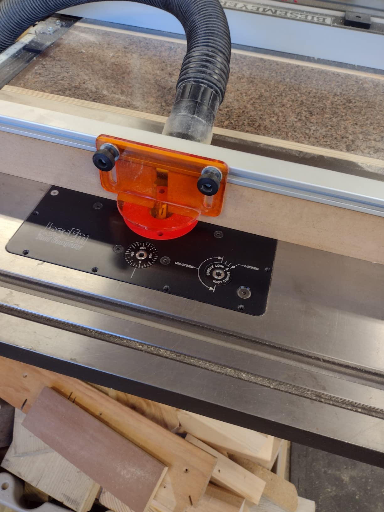 JessEm Mast-R-Lift II 02121 Router Lift, 8-1/4-Inch by 11-3/4-Inch customer photo 2