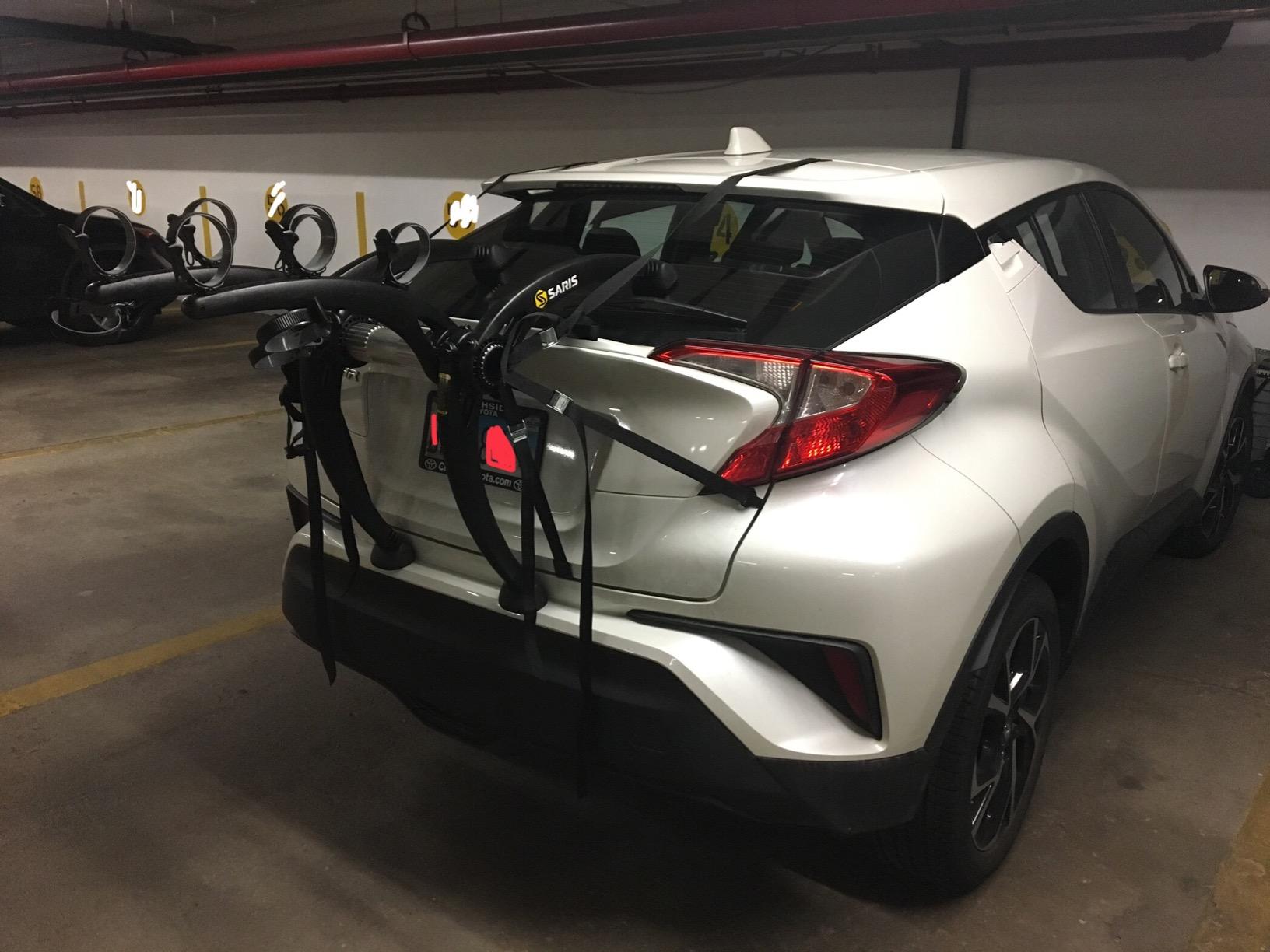 Saris Bones 3-Bike Trunk Rack Bicycle Carrier, Durable, Rust-Free, Anti-Sway Straps, Fits Most Vehicles, Made in USA, Arc-Based Design, 100% Recyclable Materials customer photo 2
