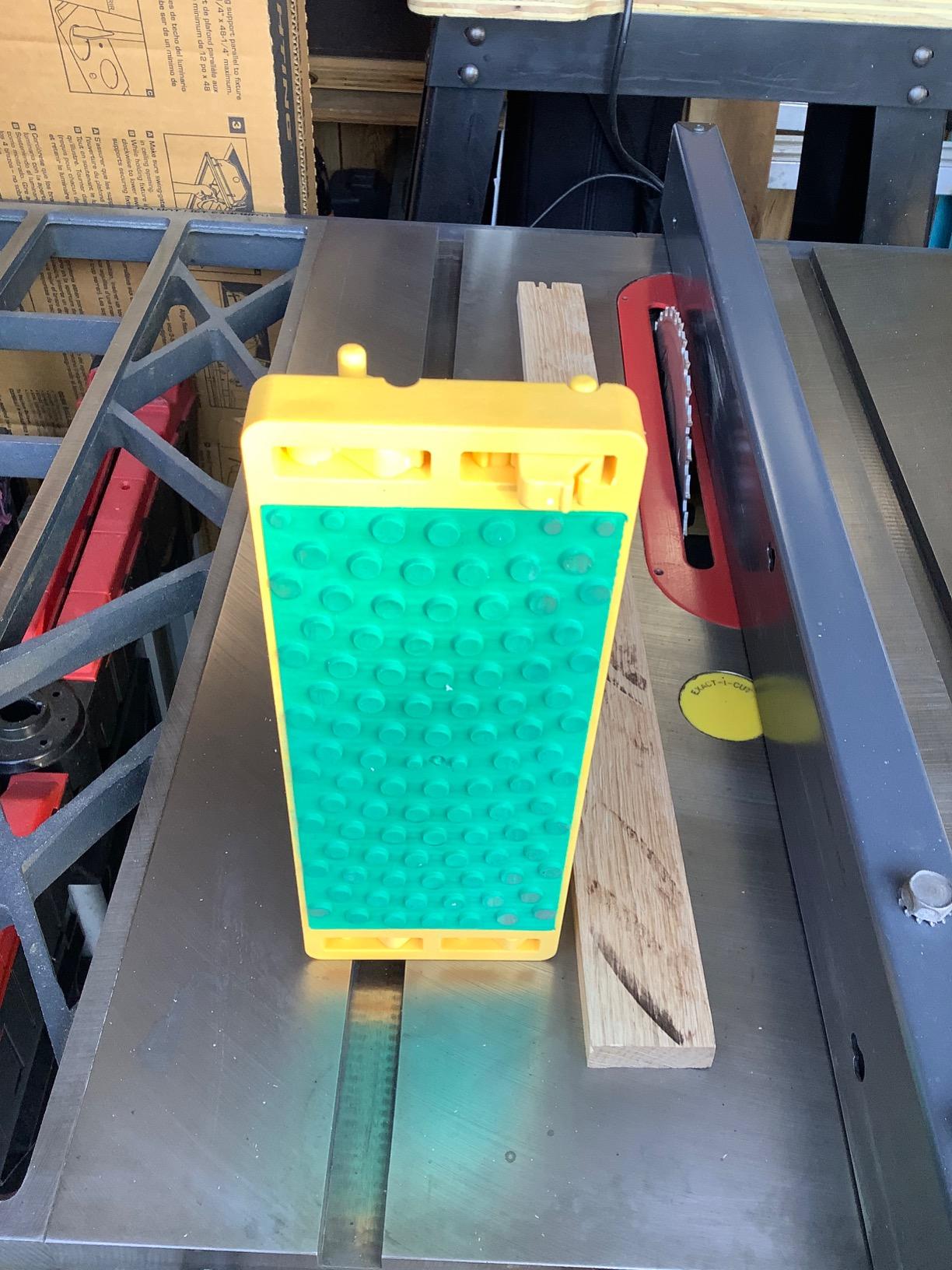 MICROJIG GRR-RIP-BLOCK Smart Push Block for Routers, Jointers, Band and Table Saws, Woodworking Tool, Extreme Grip, GB-1, Yellow/Green customer photo 2