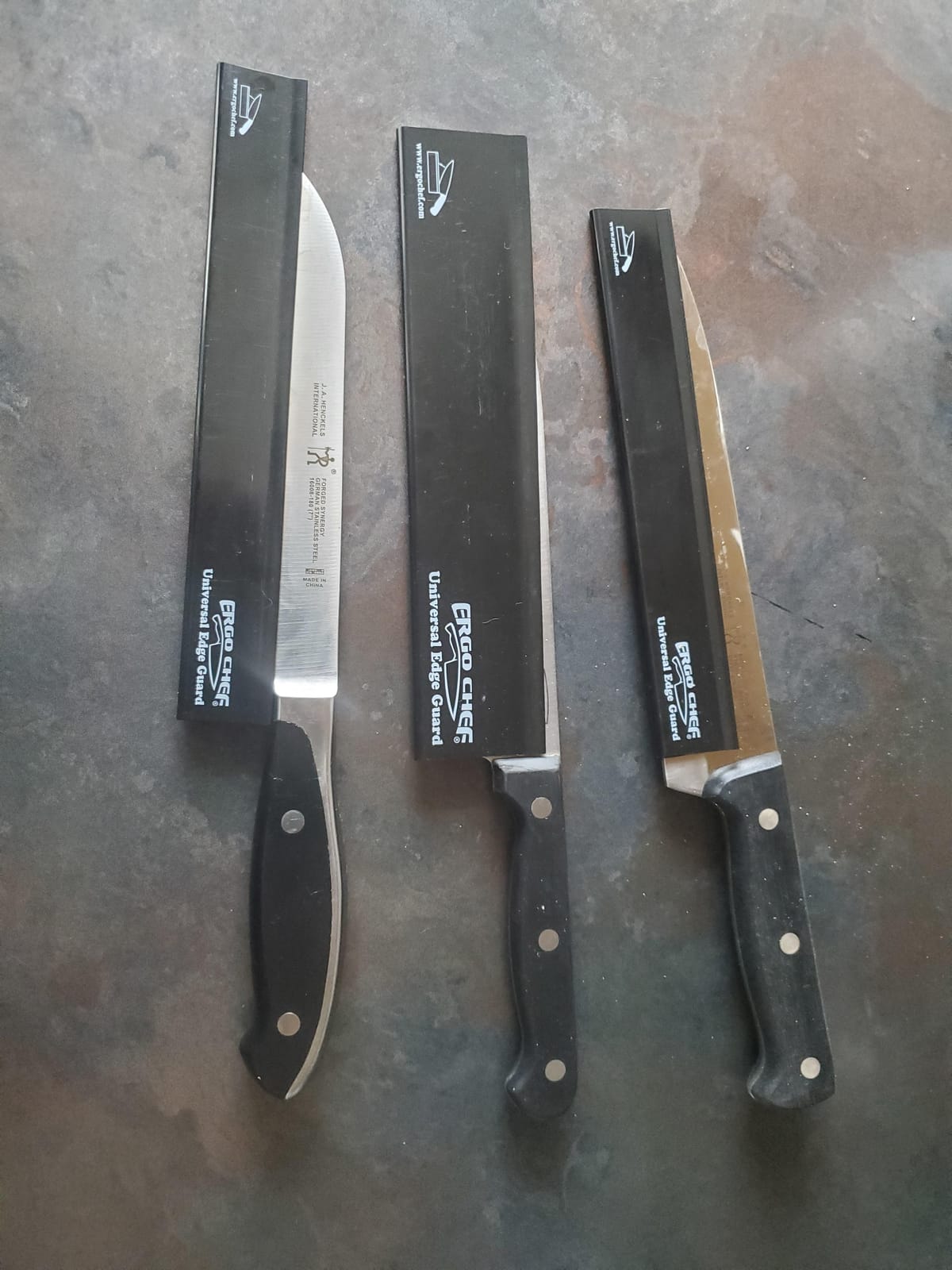 Ergo Chef Universal Knife Edge Guard Set, Multi-Sized, 5-Piece, Multicolor customer photo 2