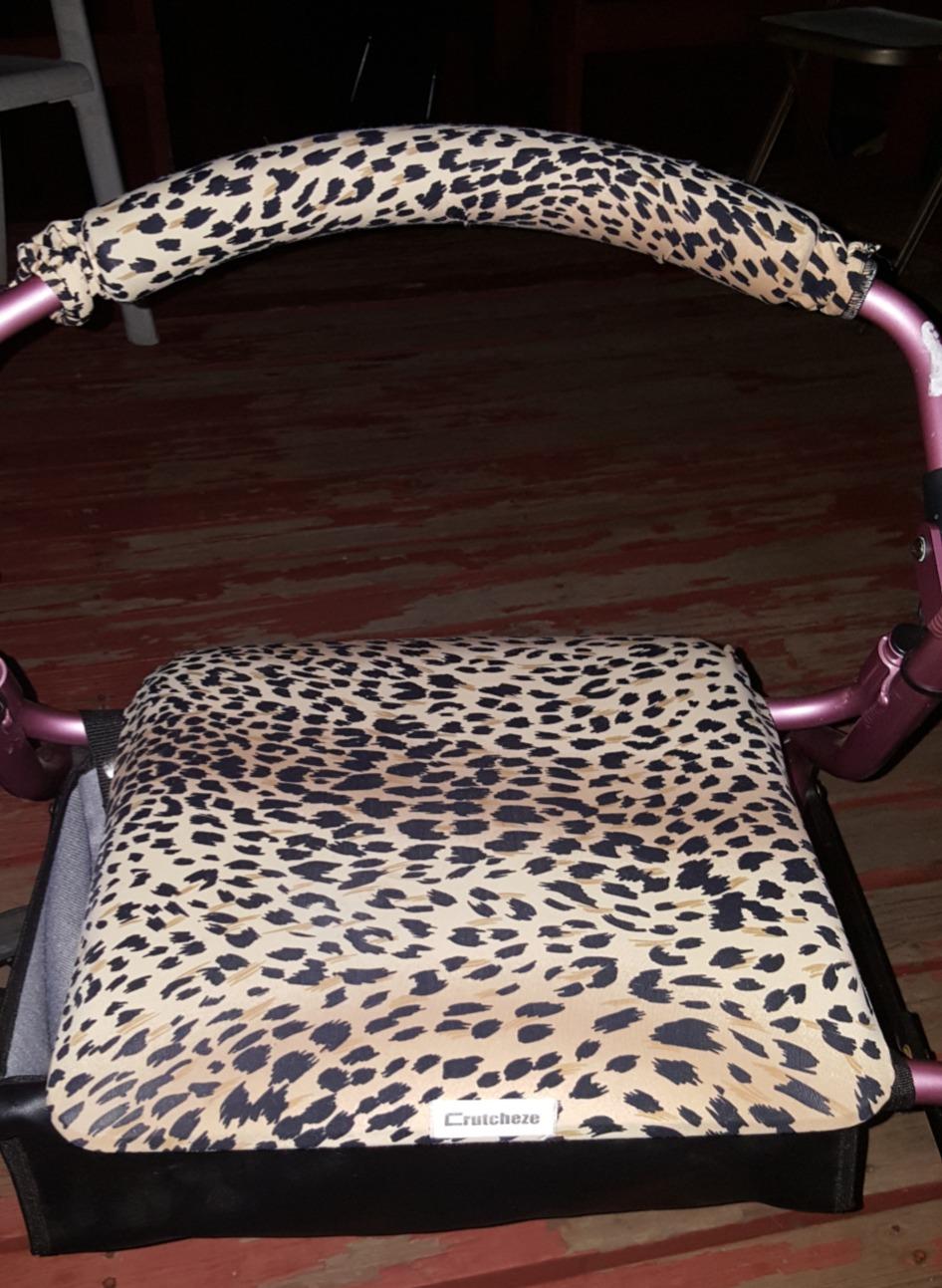 Crutcheze Rollator Seat & Backrest Cover Set, Walker Decorative Accessories customer photo 1