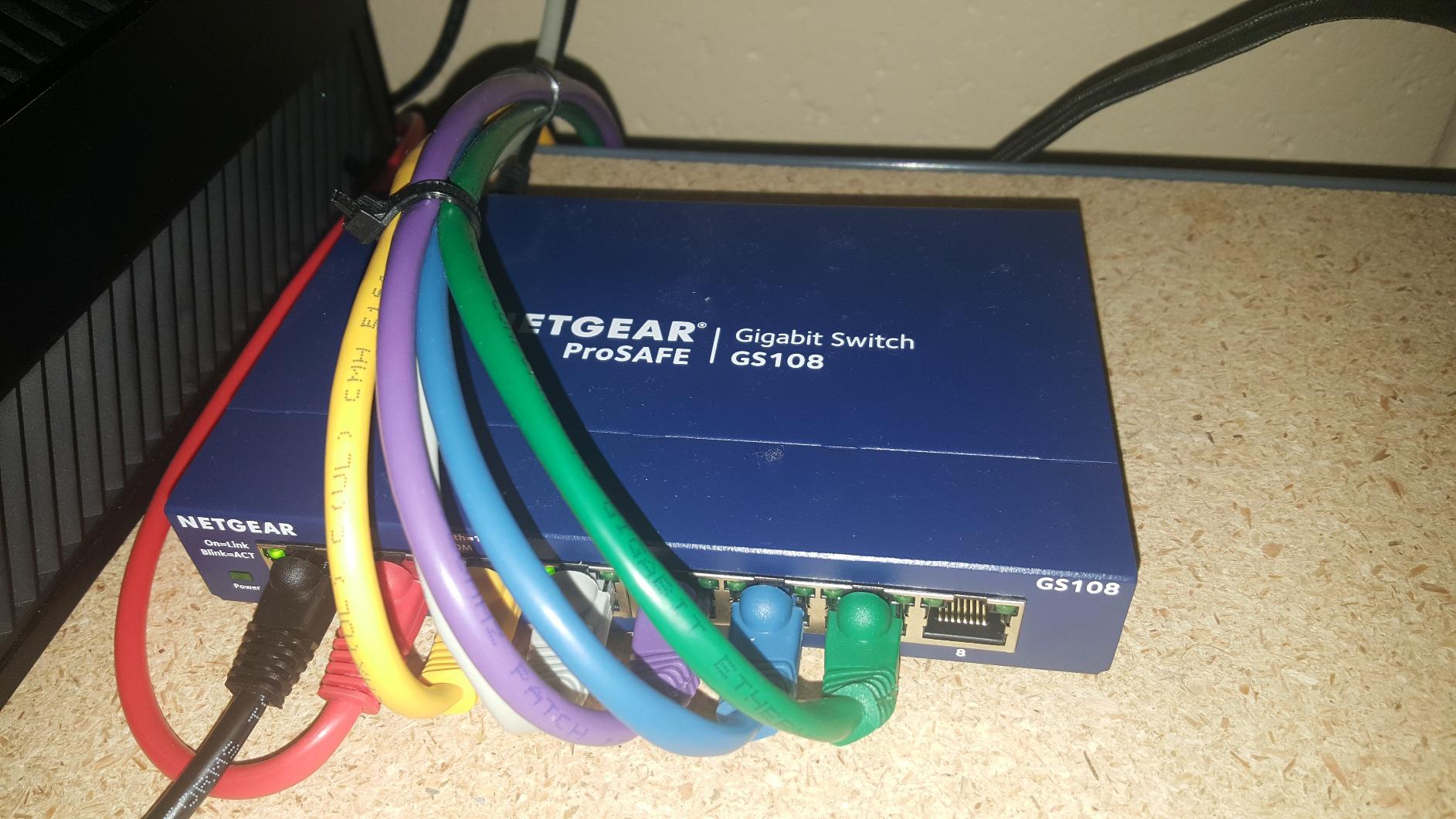NETGEAR 8-Port Gigabit Ethernet Unmanaged Network Switch (GS108) customer photo 1