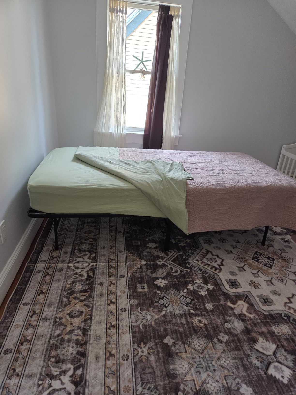 Linenspa 8 Inch Hybrid Mattress - Medium Firm Feel - Queen - Bed in a Box customer photo 2