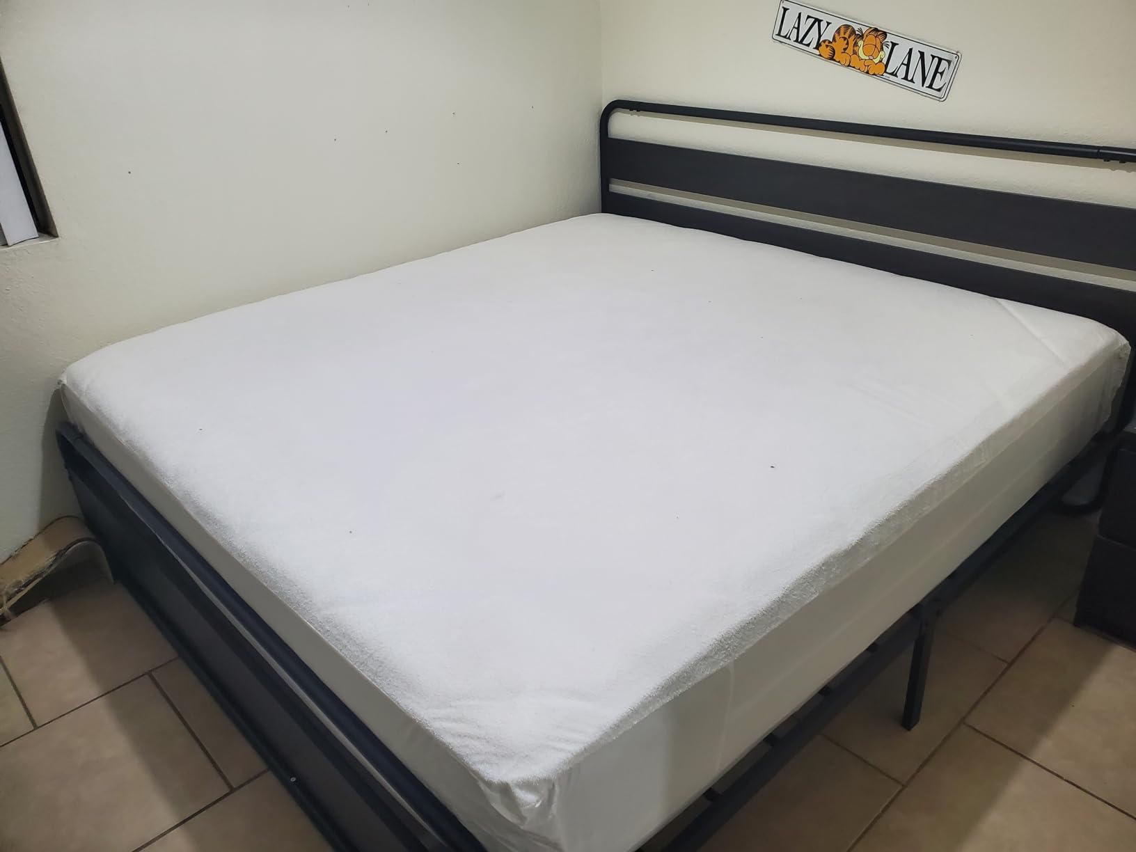 PlushDeluxe Full Size Premium Mattress Encasement - Zippered Waterproof, Bedbug Proof Design, 6-Sided Protection - Hypoallergenic Cotton Terry Fabric [9-12