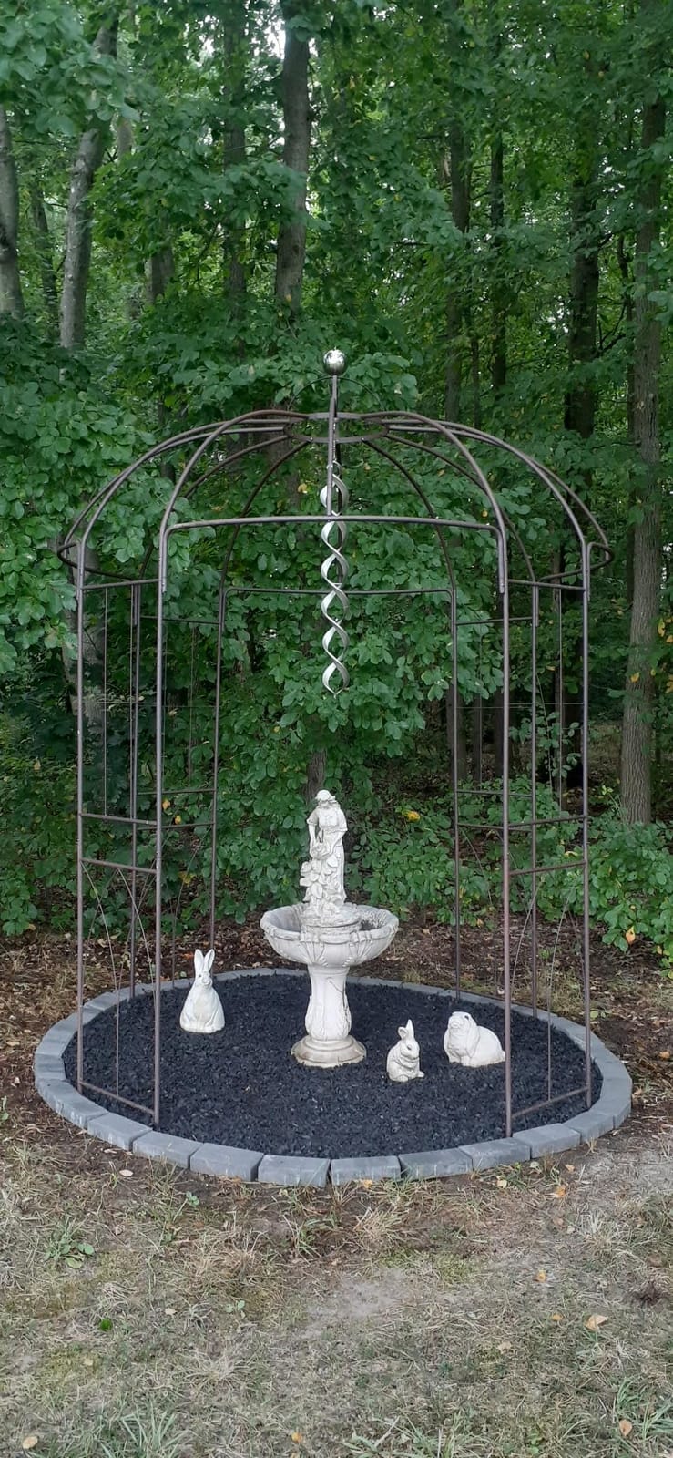 OUTOUR 106''H French Style Birdcage Shape Heavy Duty Gazebo Arbor Arbour customer photo 1