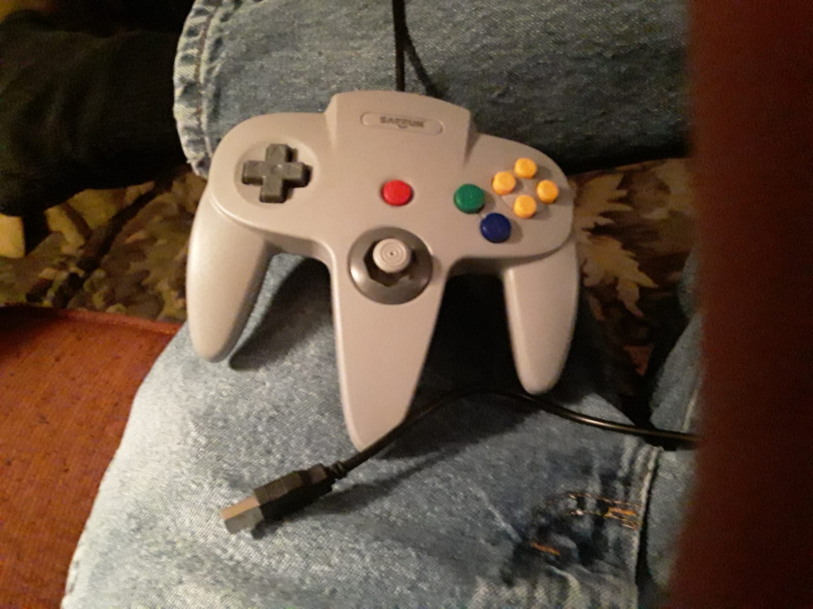 Classic N64 Controller, Wired USB PC Gamepad for Windows PC, macOS (Gray) customer photo 1