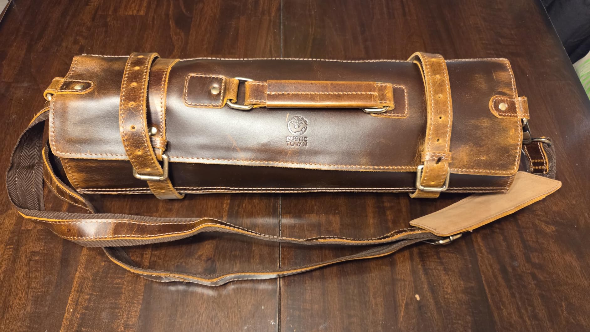 Rustic Town Genuine Leather Chef Knife Roll All Purpose Chef Roll customer photo 2