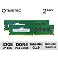 Timetec 32GB KIT (2x16GB) DDR4 2666MHz (PC4-2666V) PC4-21300 UDIMM Desktop RAM – 288-Pin 1.2V CL19 Non-ECC Unbuffered DIMM Memory Module Upgrade customer photo 1