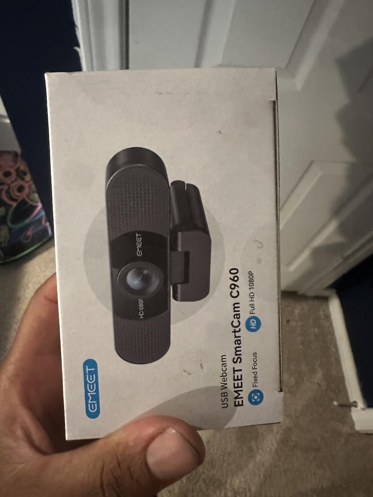 EMEET 1080P Webcam with Microphone, C960 Web Camera 2 Mics Streaming Webcam customer photo 1