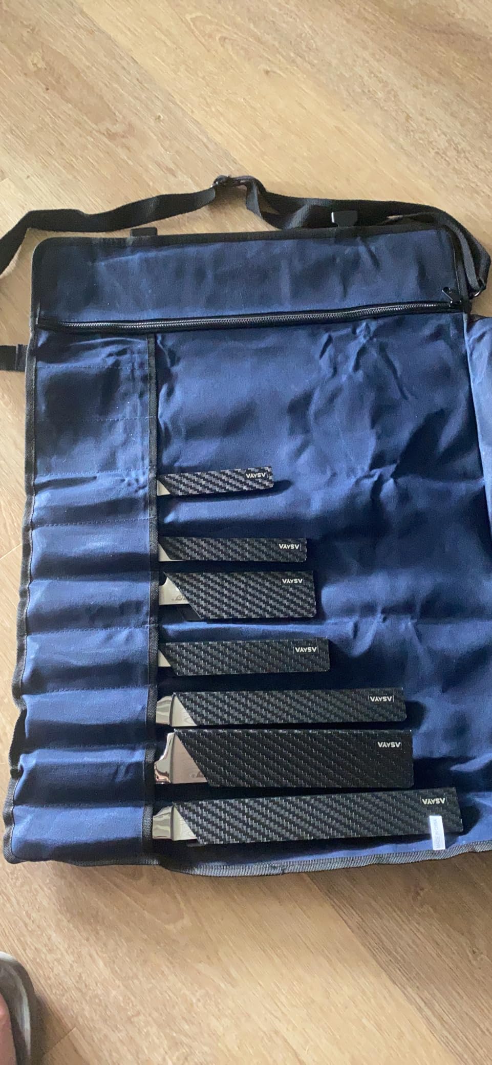 Asaya Professional Chef Knife Edge Guards – 6 Piece Knives Universal Covers - Extra Strength ABS Plastic and Food Safe Kitchen Knife Sheath Covers – Knives Not Included customer photo 1