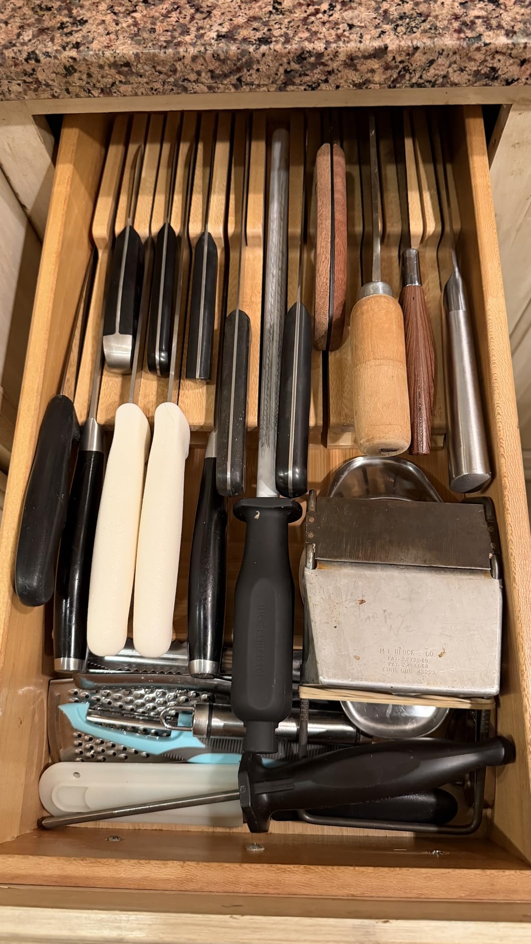 NIUXX Bamboo In-Drawer Knife Block Set for 16 Knives(Not Included) customer photo 1