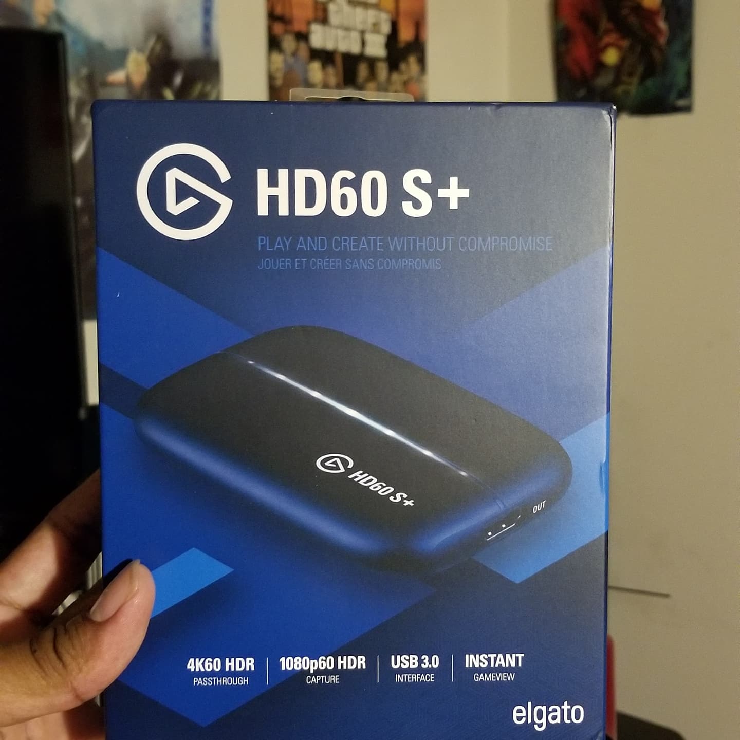 Elgato HD60 S+, External Capture Card, Stream and Record in 1080p60 HDR10 or 4K60 HDR10 with ultra-low latency on PS5, PS4/Pro, Xbox Series X/S, Xbox One X/S, in OBS and more, works with PC and Mac customer photo 1