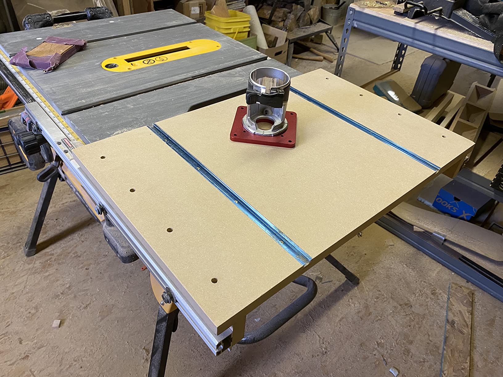 Garosa Router Table Insert Plate Aluminum Alloy 6061 Anodic Oxidation Engraving Router Table Plate DIY Trimmer Woodworking Engraving Machine Accessory customer photo 1