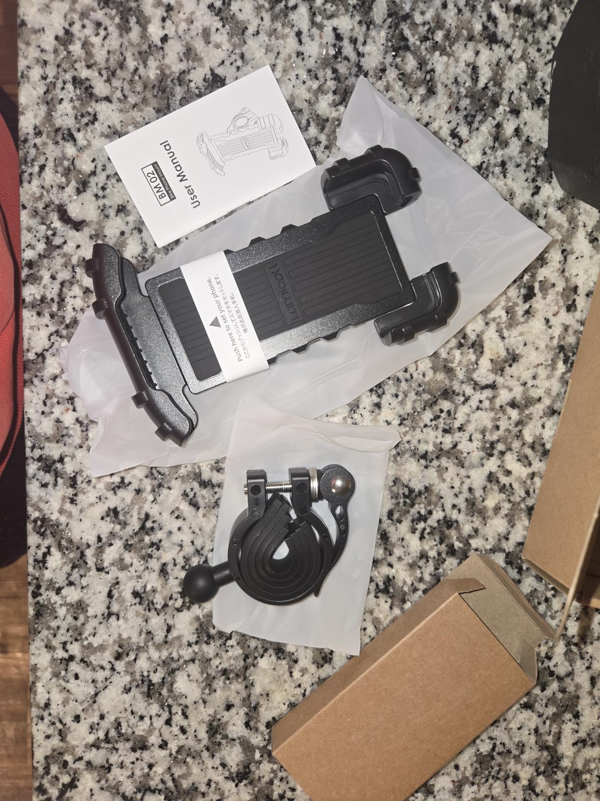 Lamicall Bike Phone Holder Motorcycle Mount - One-Hand Operation, Lockable customer photo 1