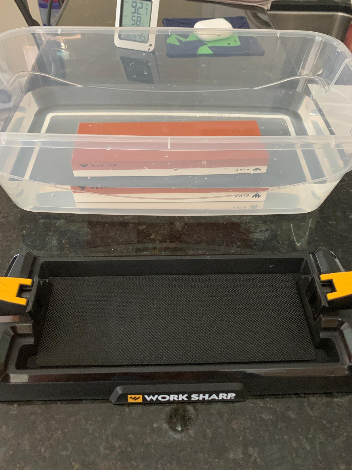 Work Sharp Benchtop Whetstone Knife Sharpener - For Knives & Edged Tools - Kitchen, Pocket, & Fillet Knives customer photo 2