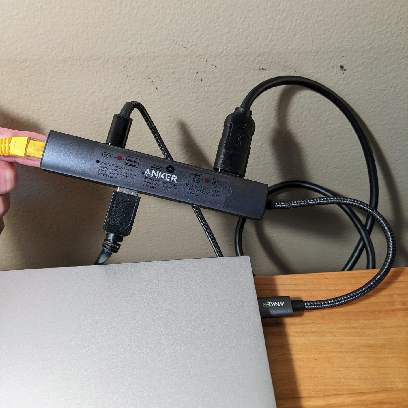 Anker USB-C Hub with Ethernet, 6-in-1 Multiport USB C to Ethernet Adapter customer photo 2