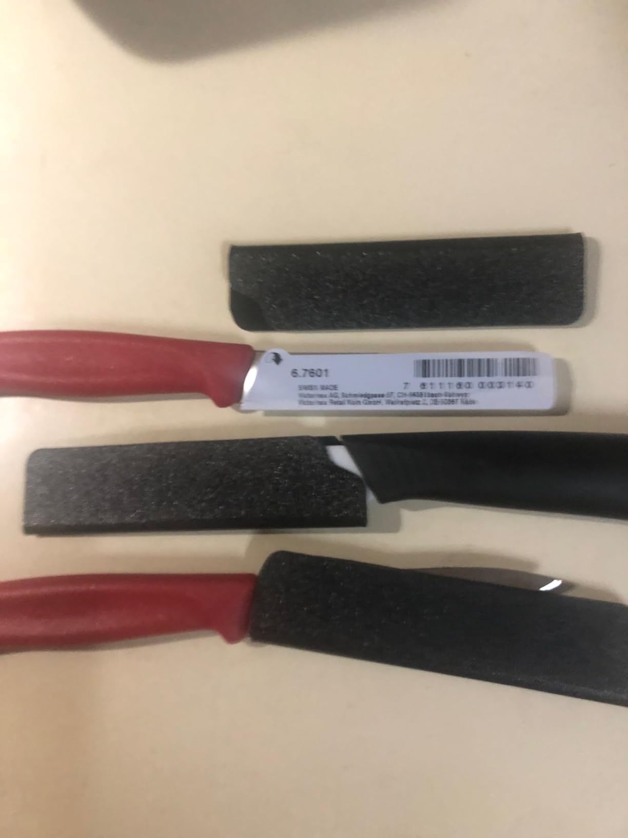 XYJ Universal Knife Edge Guards for 3.5'' Paring Fruit Knife 3 Pcs Set Kitchen Chef Sheath Knife Sleeve ABS Knife Cover Knife Blade Protectors customer photo 1