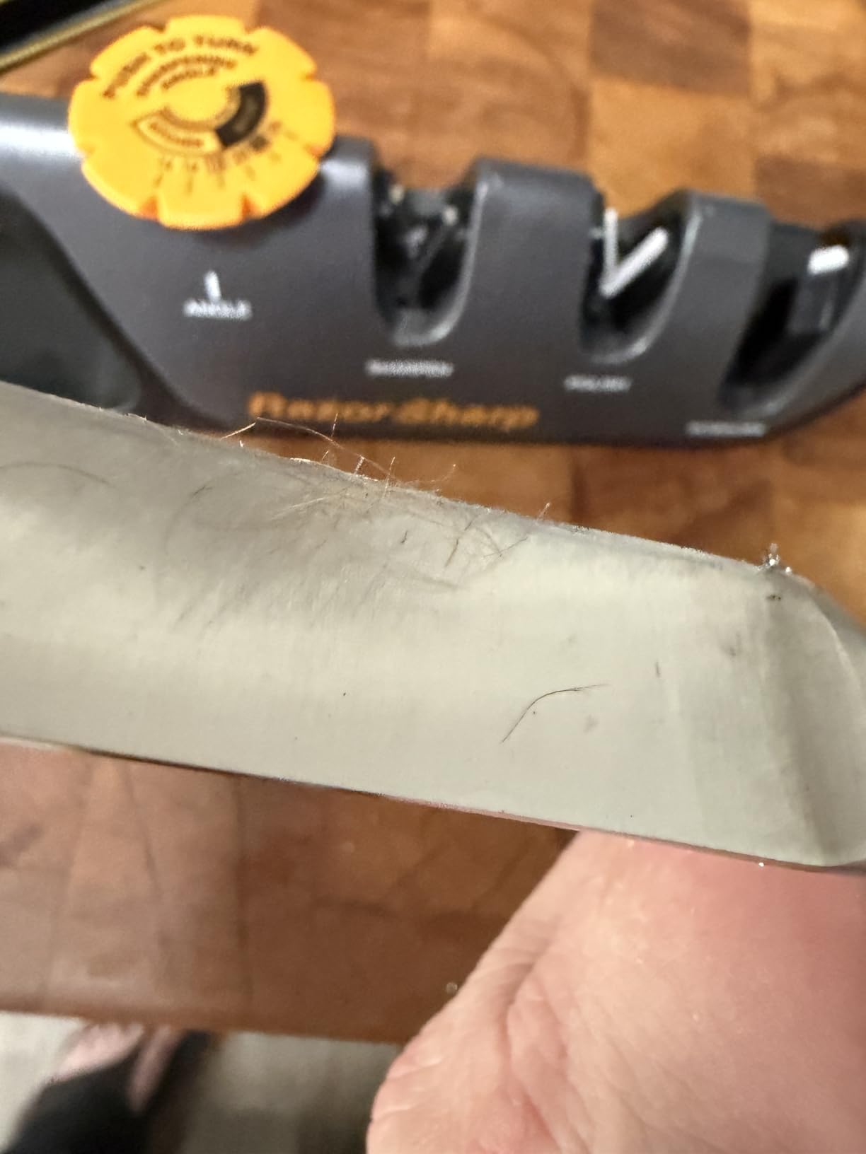 RazorSharp™ Knife & Scissor Sharpener | Adjustable 14-24 Degree Angle Guide customer photo 1
