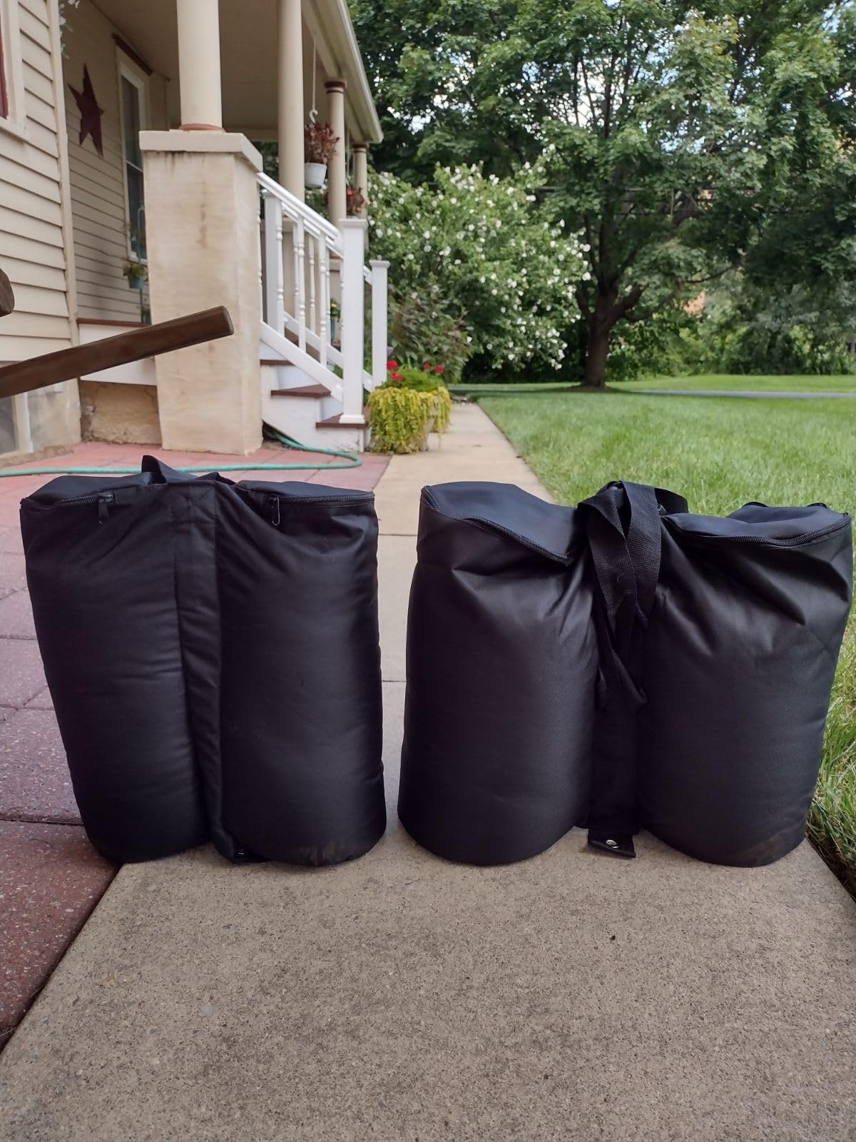 Canopy Weights Sandbags Set of 4,Capacity 192LBS(Without Filler) customer photo 1