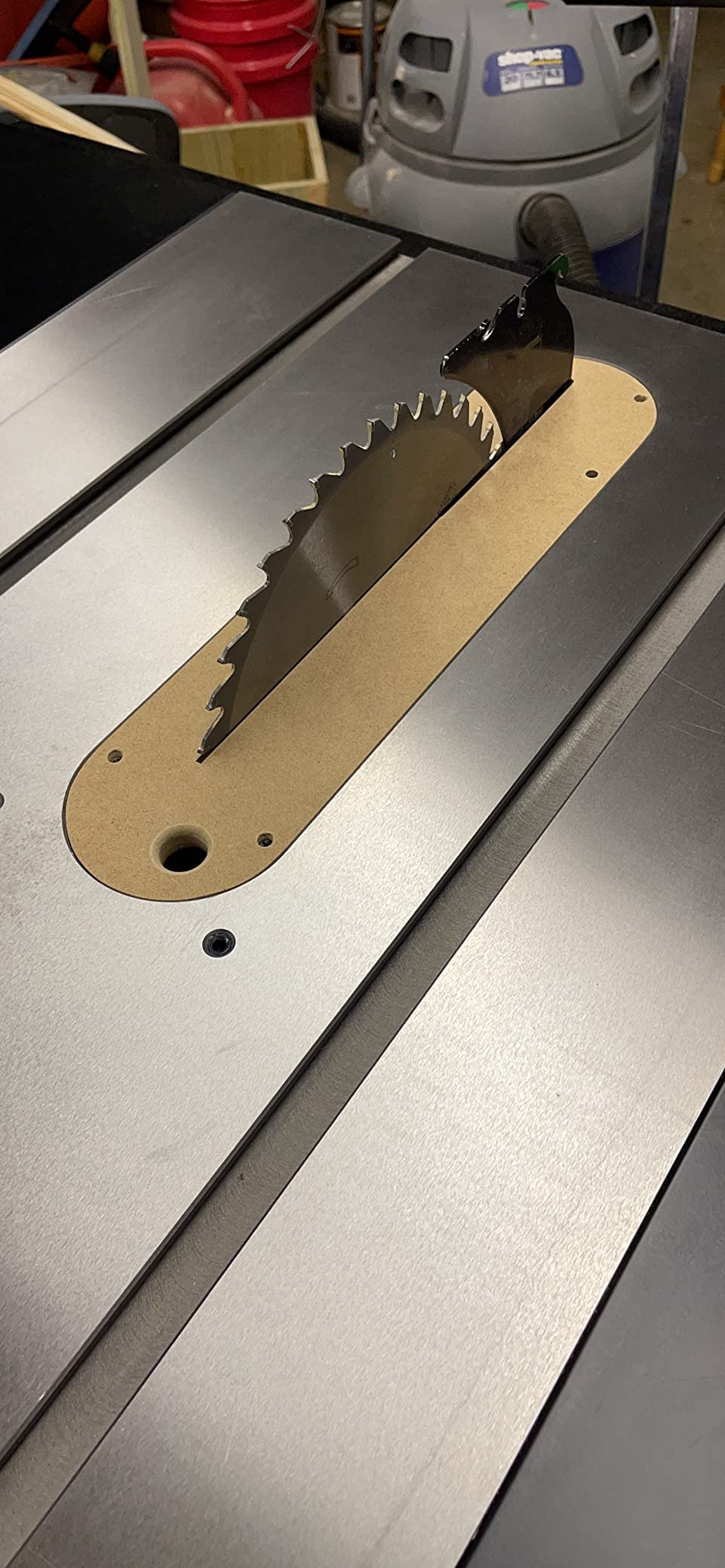 Zero Clearance Table Saw Inserts w/DADO - Delta Compatible - 36-725, 36-725T2, 36-5152, 36-5000, 36-5000T2 Table Saws (3-Pack) customer photo 2