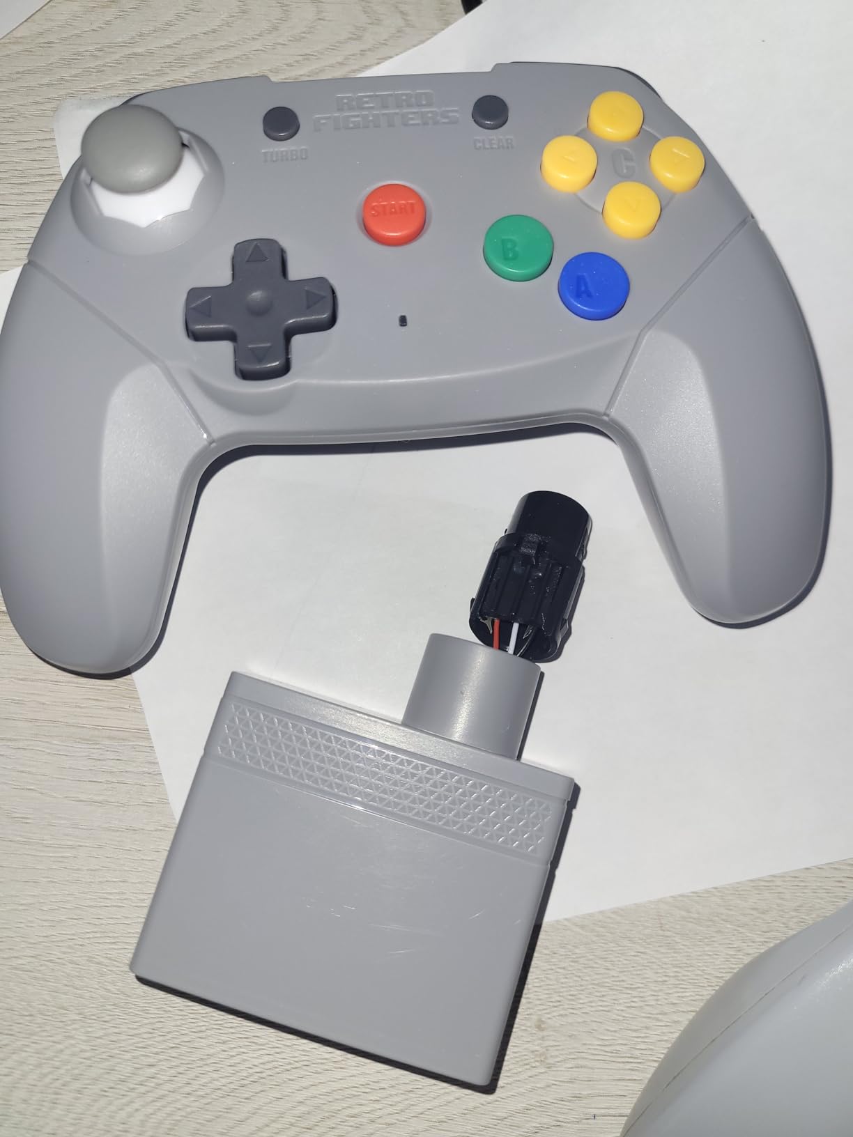 Retro Fighters Brawler64 Wireless Edition N64 Controller - Compatible with Nintendo 64 - Gray customer photo 2