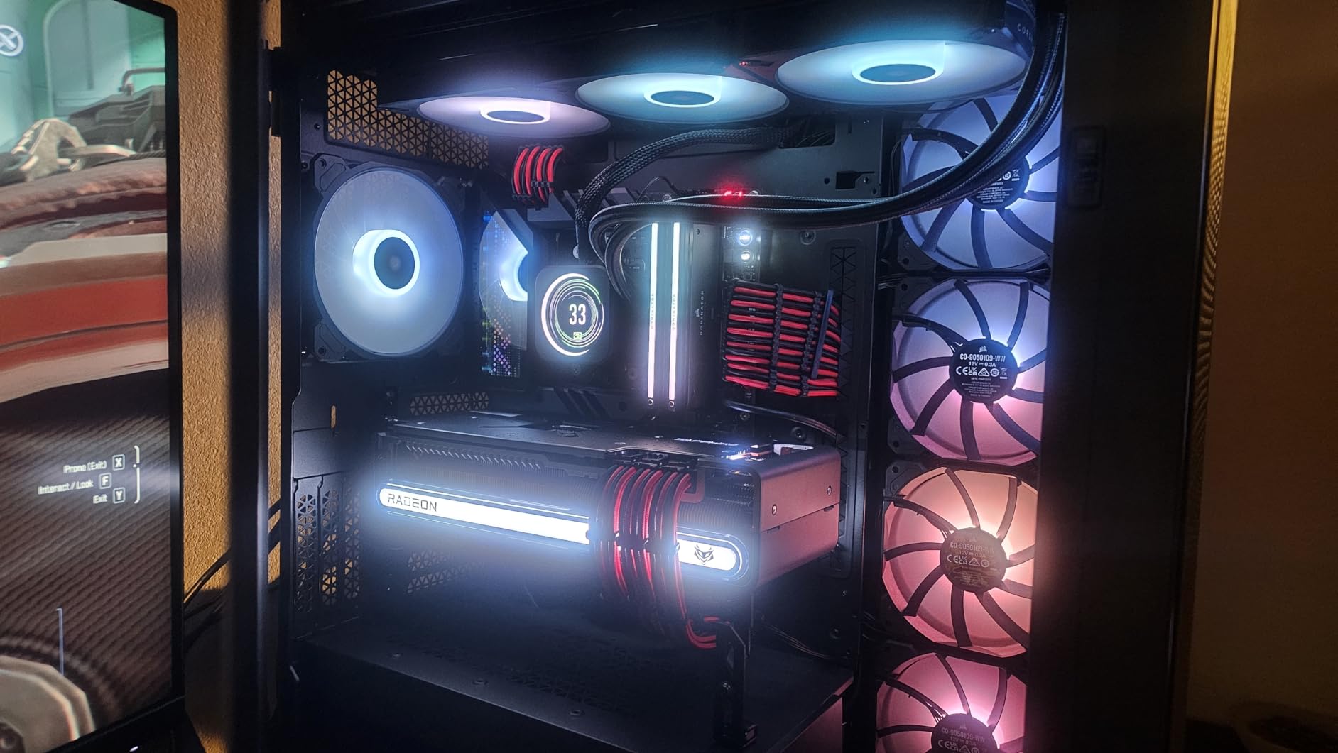 CORSAIR 7000D Airflow Full-Tower ATX PC Case – High-Airflow Front Panel – Spacious Interior – Easy Cable Management – 3X 140mm AirGuide Fans with PWM Repeater Included – Black customer photo 1