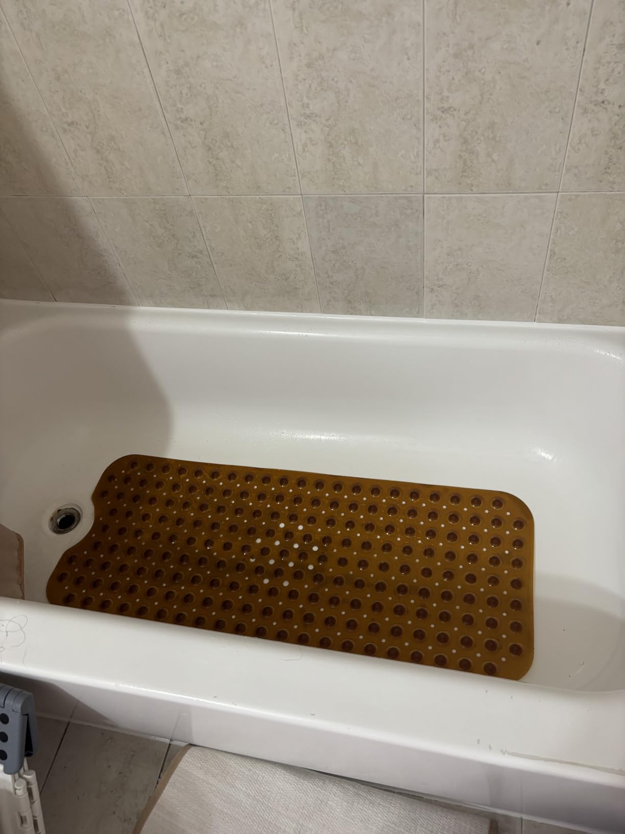 Extra Long Non-Slip Bathtub Shower Mat, 39 x 16 Inch Black Bath Mat customer photo 1