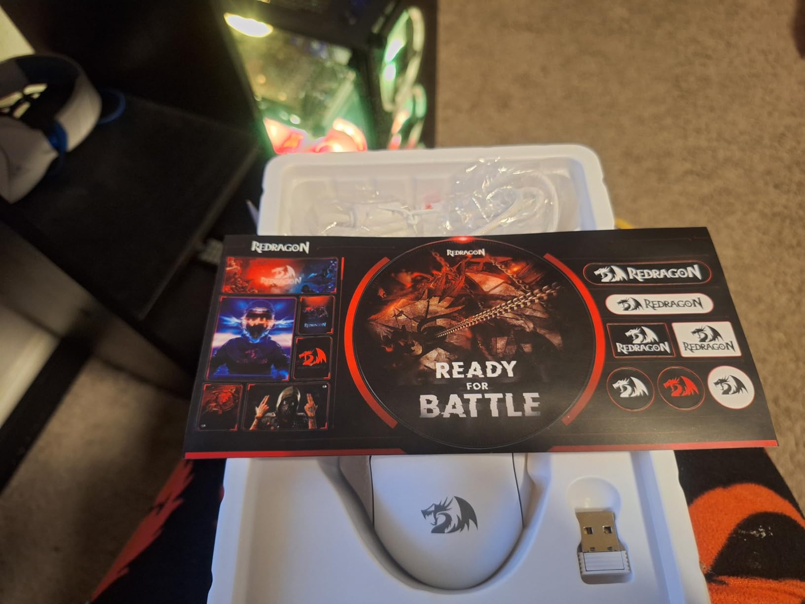 Redragon M810 PRO Wireless RGB Gaming Mouse 10000 DPI Remapping Keys customer photo 1