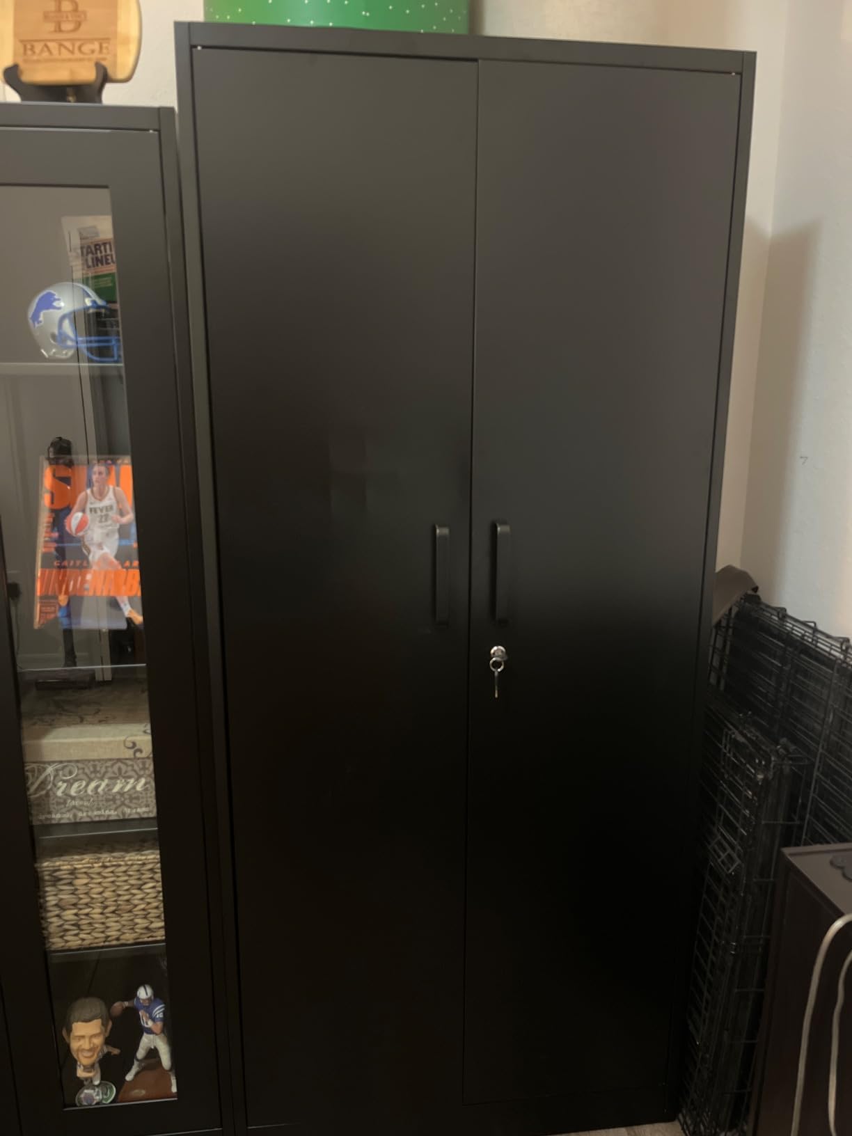 MIIIKO Metal Garage Storage Cabinet with 2 Doors and 5 Shelves,71
