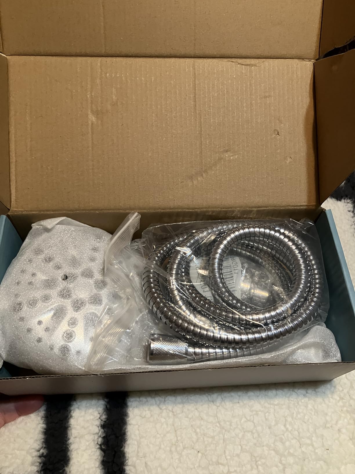 Cobbe 9 Spray Modes Handheld Shower Head, Water-Saving, Chrome customer photo 1
