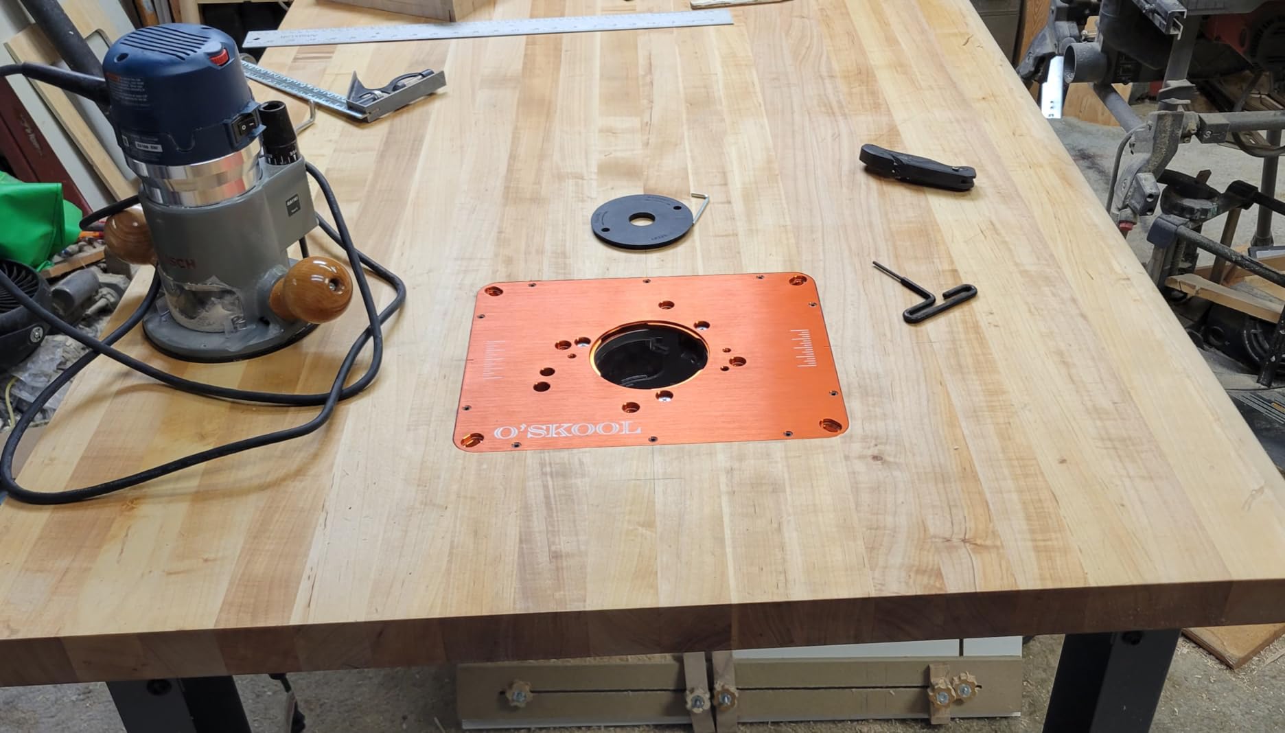 Precision Aluminum Router Table Insert Plate, RTS02A customer photo 2