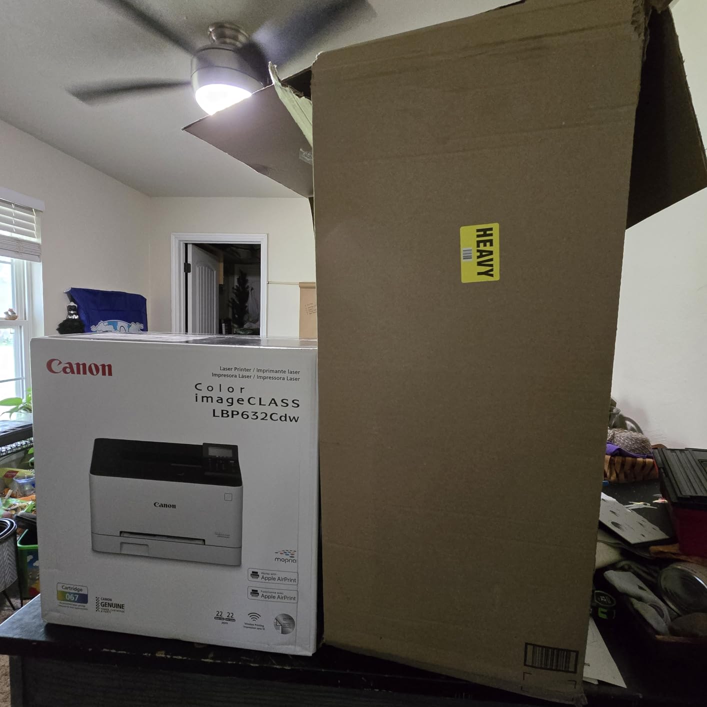 Canon imageCLASS LBP632Cdw - Wireless Duplex Color Laser Printer, Single Function, Home Office, Mobile Ready, 22 PPM Color, White customer photo 2