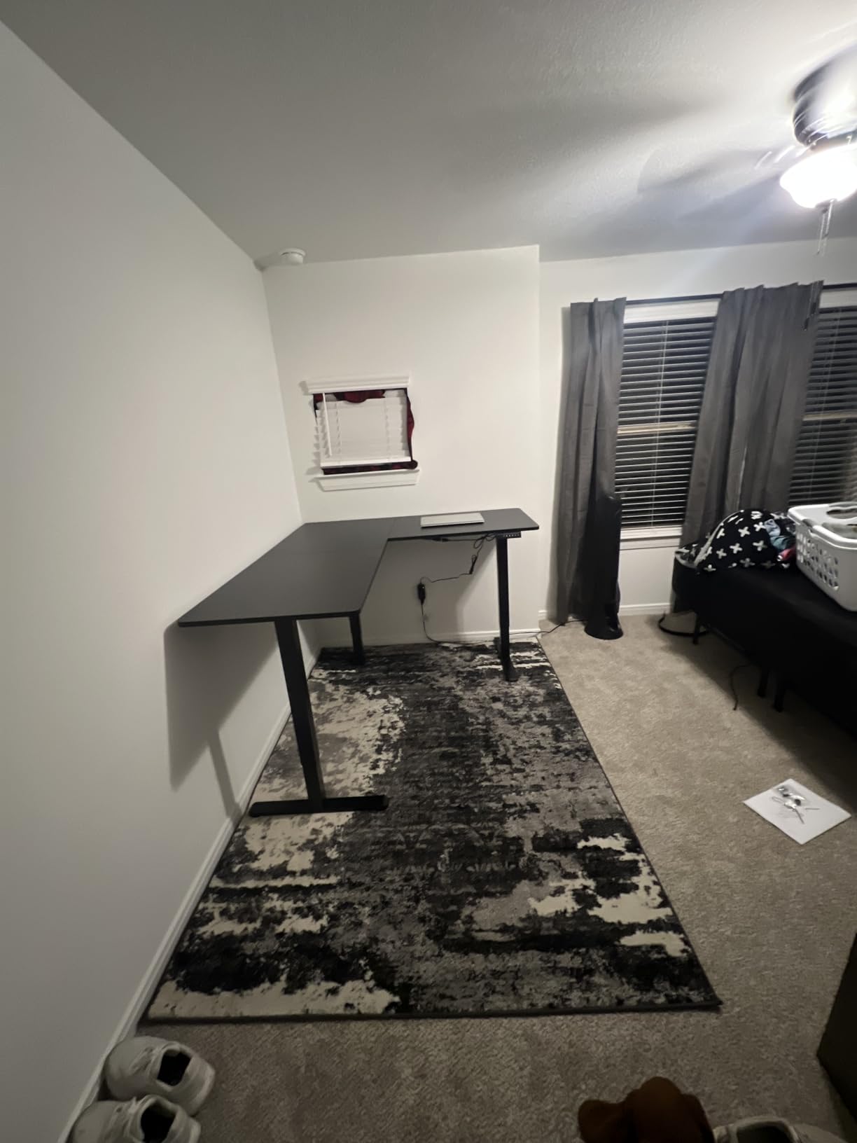 VIVO Dark Gray 63 x 55 in Corner Standing Desk, DESK-E3CTG customer photo 2
