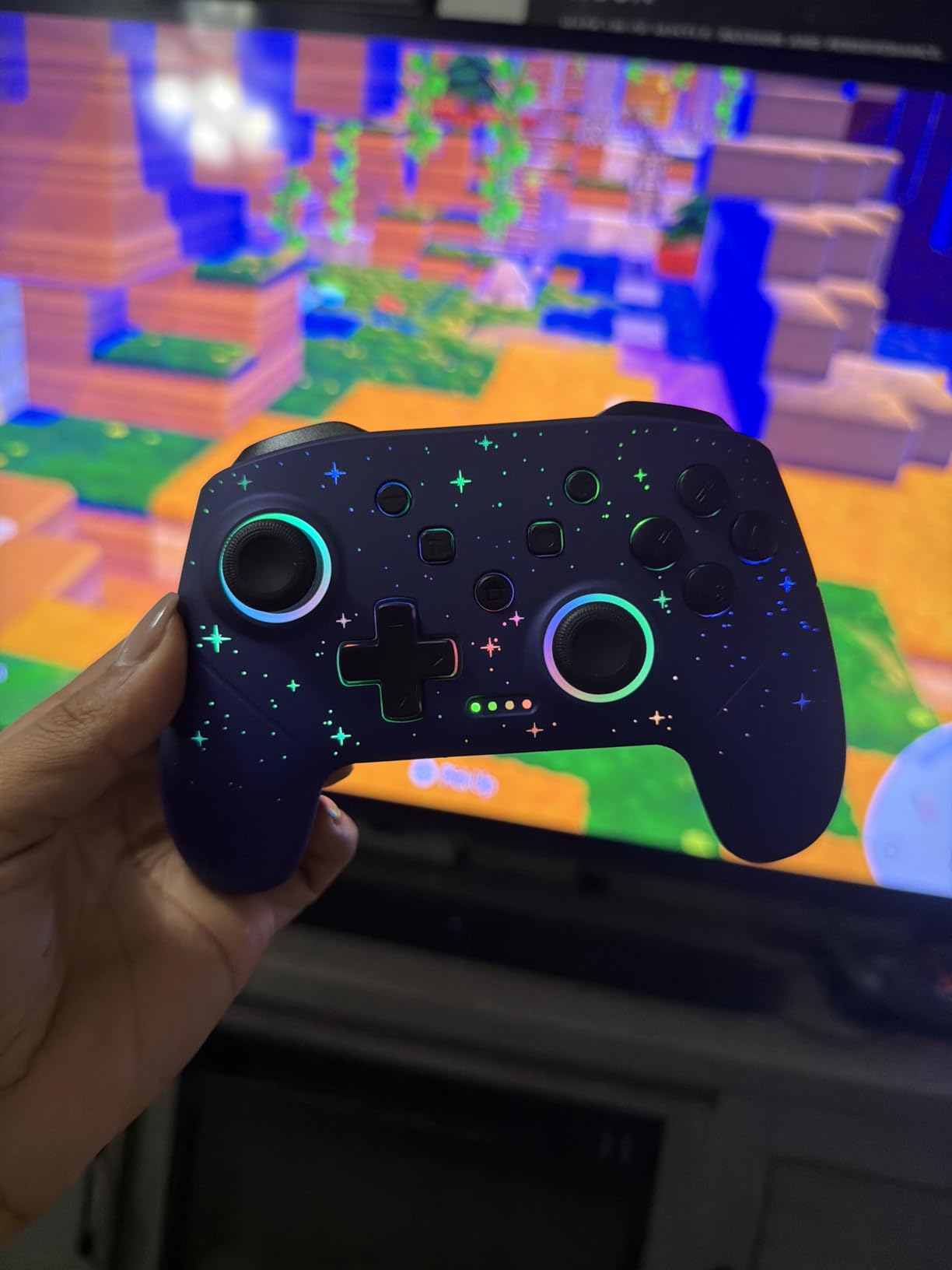 VOYEE Switch Controllers for Switch/Lite/OLED/PC Windows, RGB Star LED customer photo 1