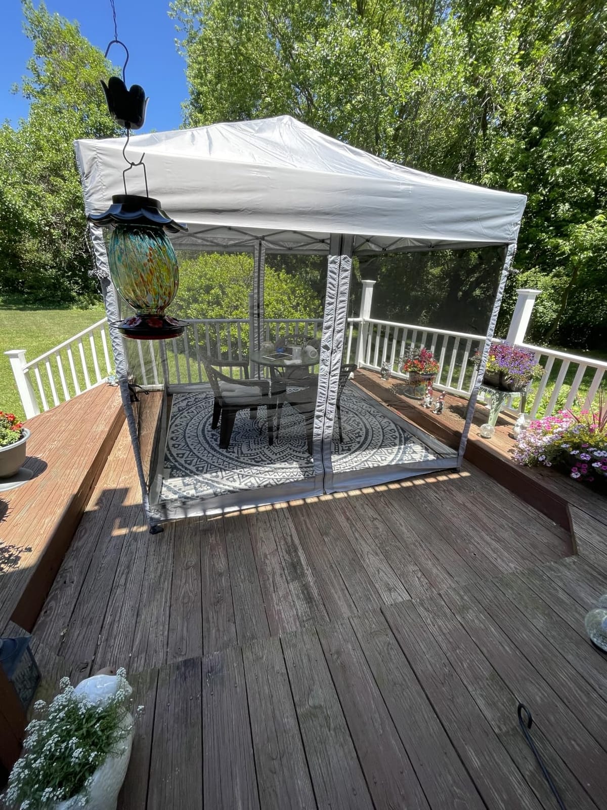 VIVOHOME 10x10ft Outdoor Screen Tent with Mosquito Netting customer photo 2