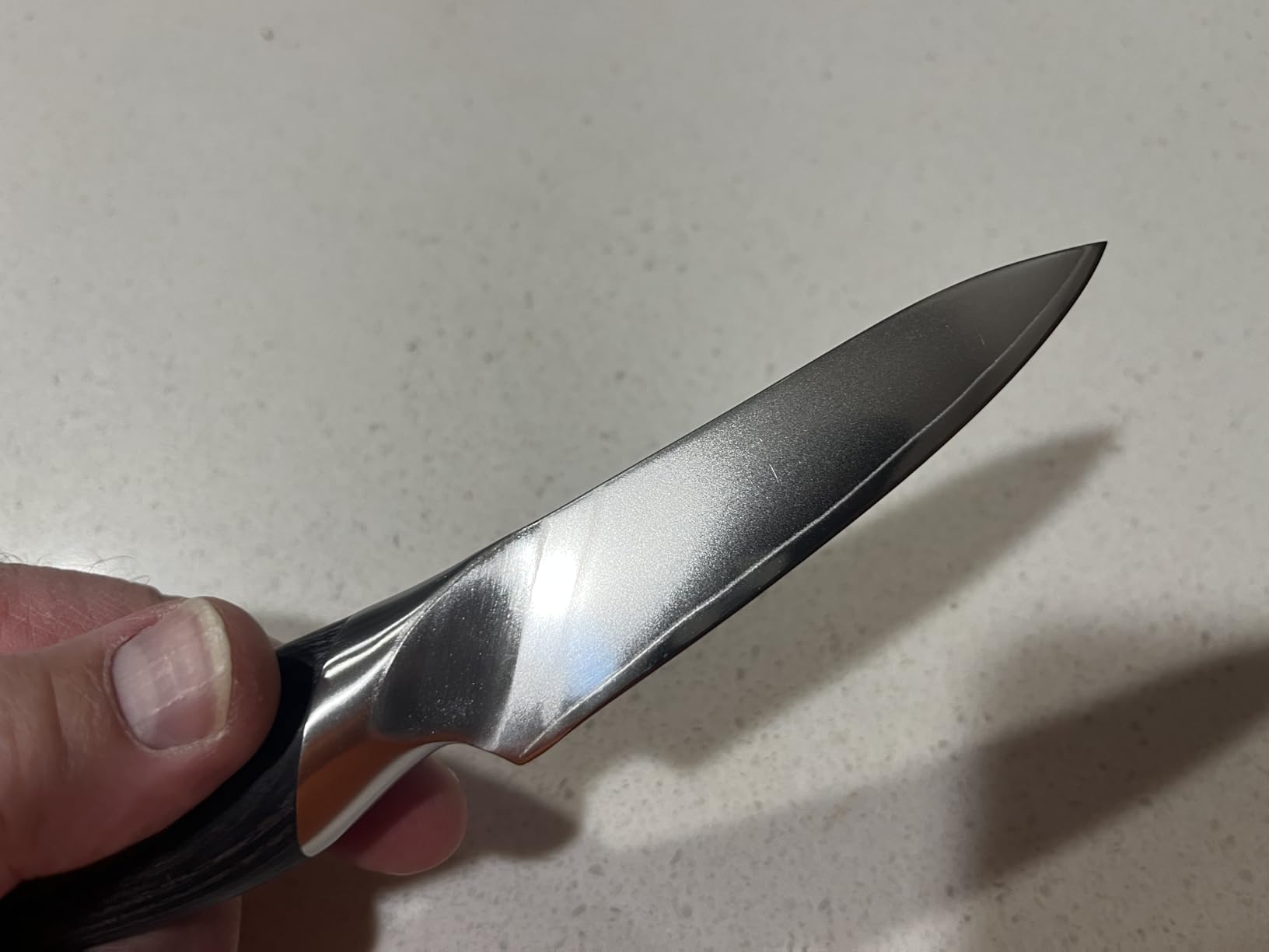 HOSHANHO 3.75 inch Paring Knife, Ultra Sharp Japanese Kitchen Fruit Knife customer photo 2