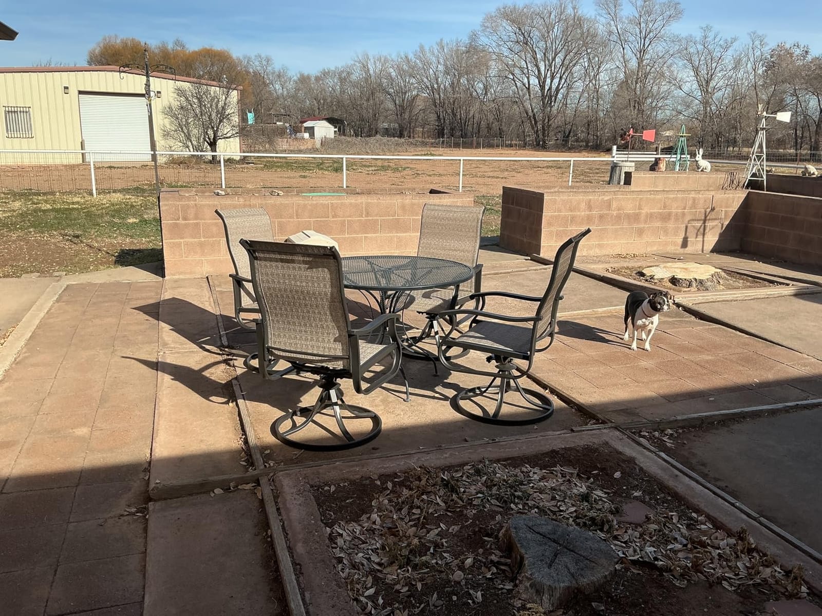 Amopatio Patio Swivel Chairs Set of 2, Outdoor Swivel Rocker Dining Chairs with All Weather Textilene High Back & Metal Frame, for Backyard Deck Lawn Garden, Brown customer photo 2