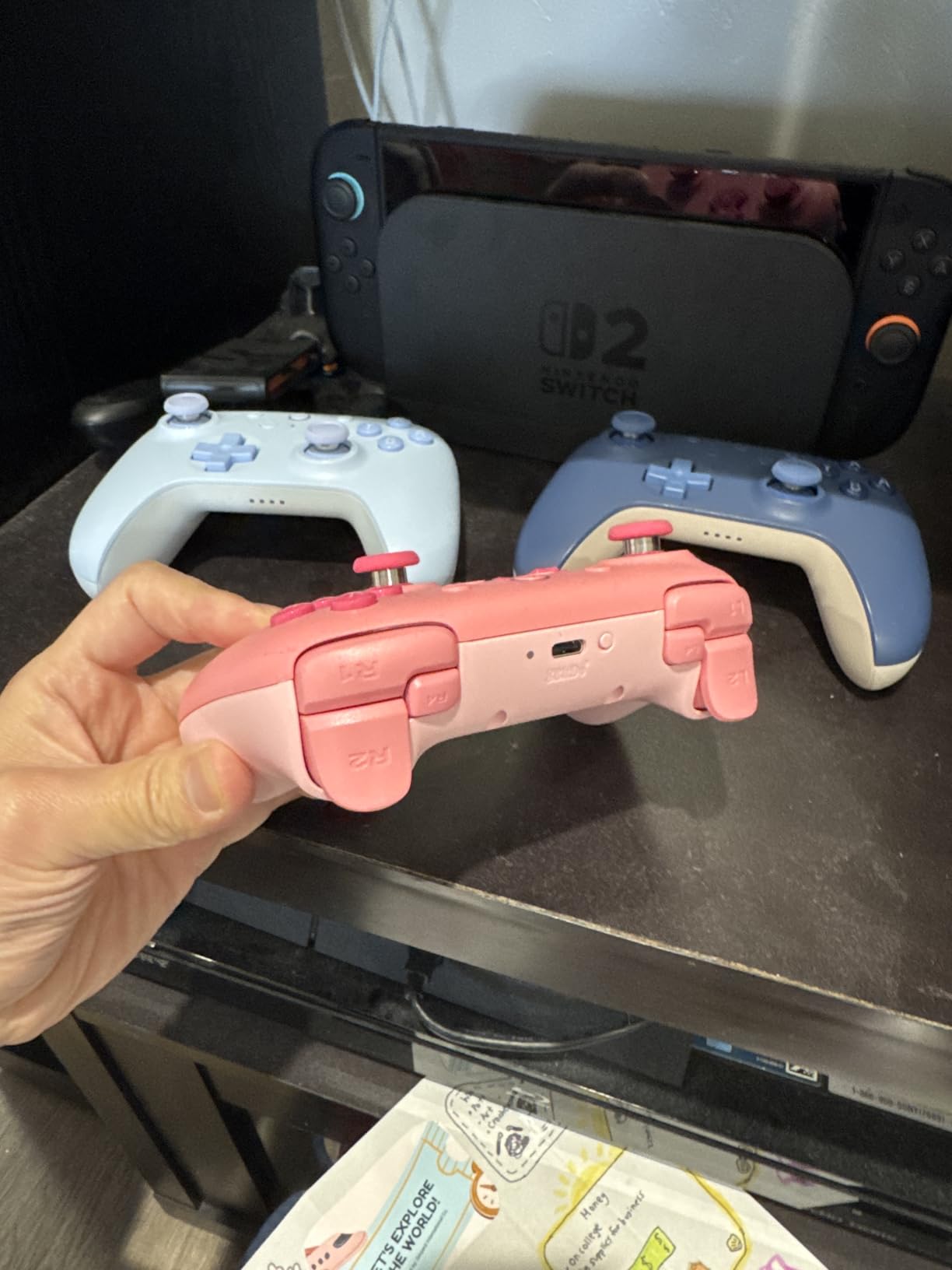 8BitDo Ultimate 2C Bluetooth Controller for Switch/Switch 2, Blue customer photo 2