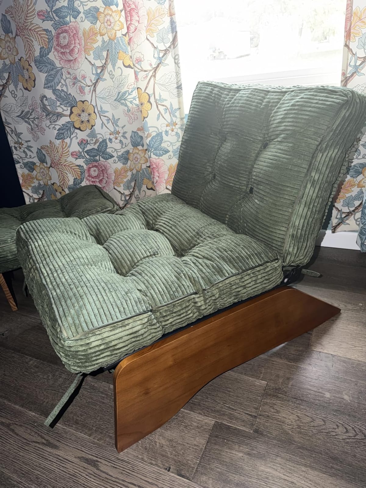 MAXYOYO Accent Chair with Ottoman, Lounge Chair with Adjustable Backrest customer photo 2