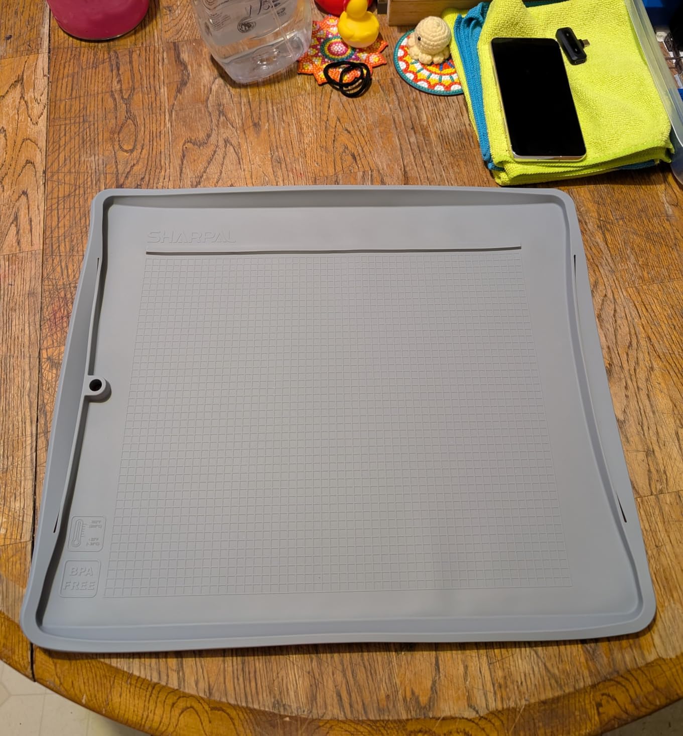 SHARPAL 149H Sharpen-No-Mess Silicone Sharpening Stone & Whetstone Tray customer photo 2