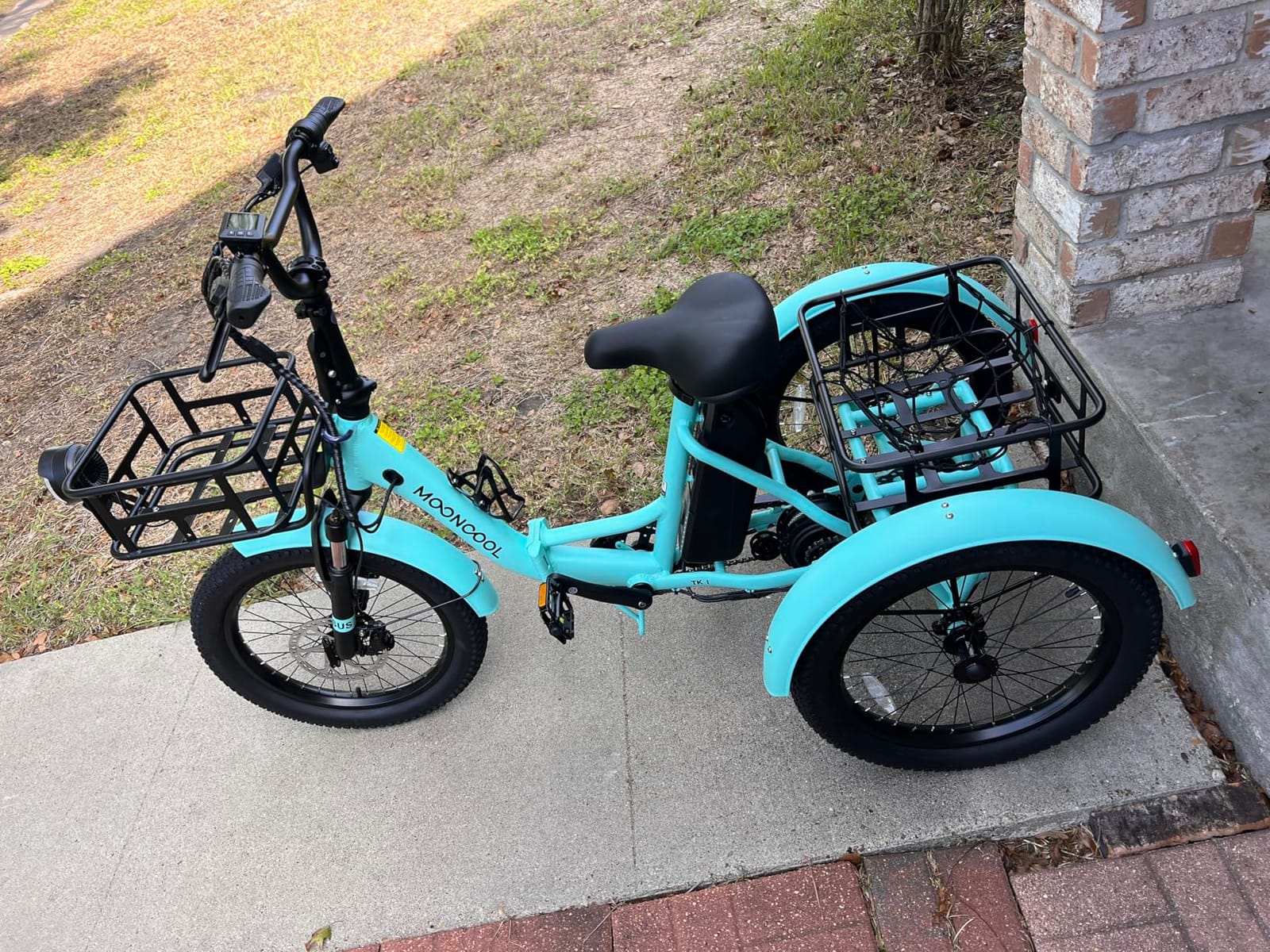 MOONCOOL Electric Trike for Adults, 500W/750W 20