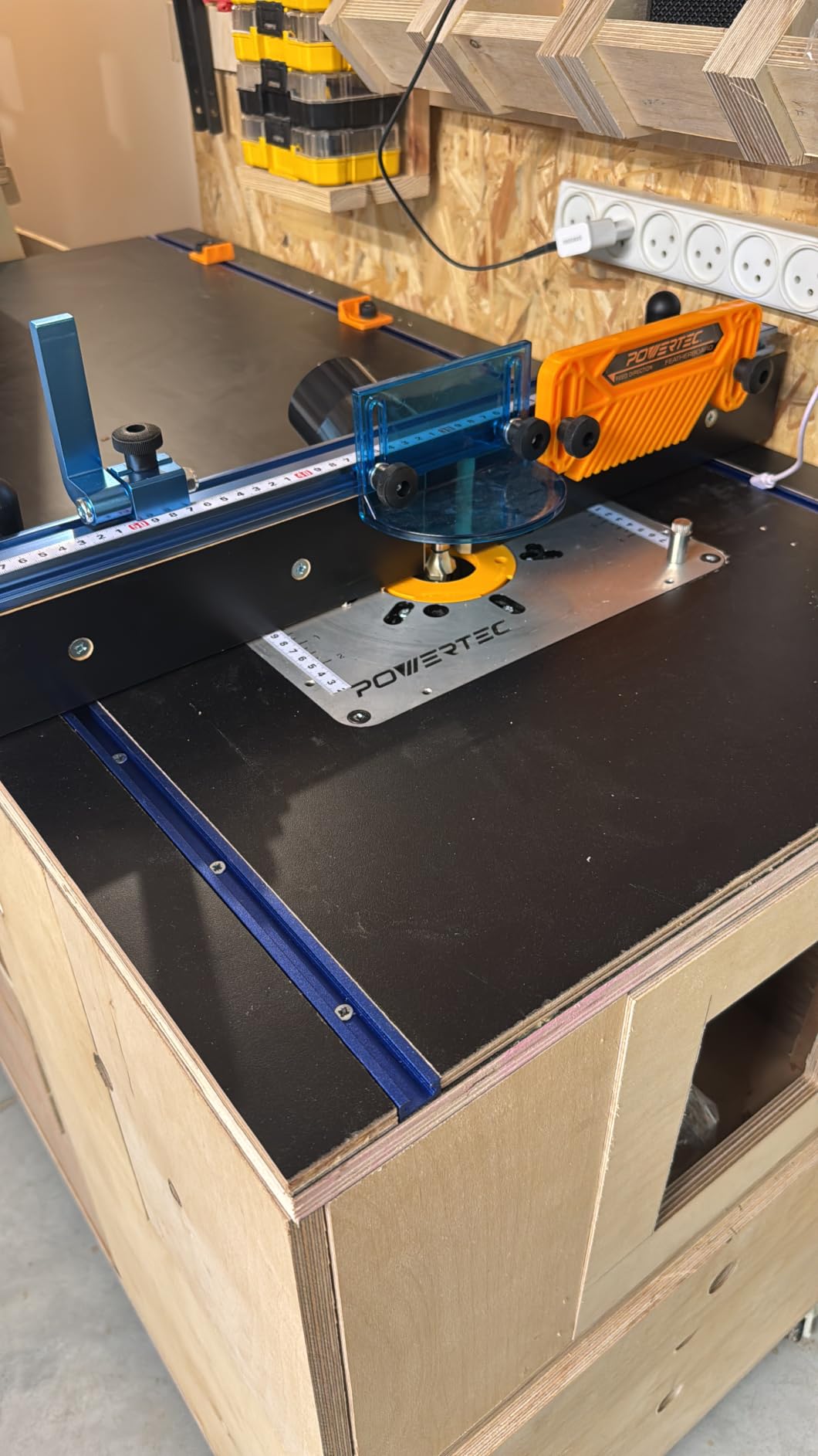 POWERTEC Router Table Insert Plate Bosch, DeWalt, Makita and Others (71850) customer photo 2