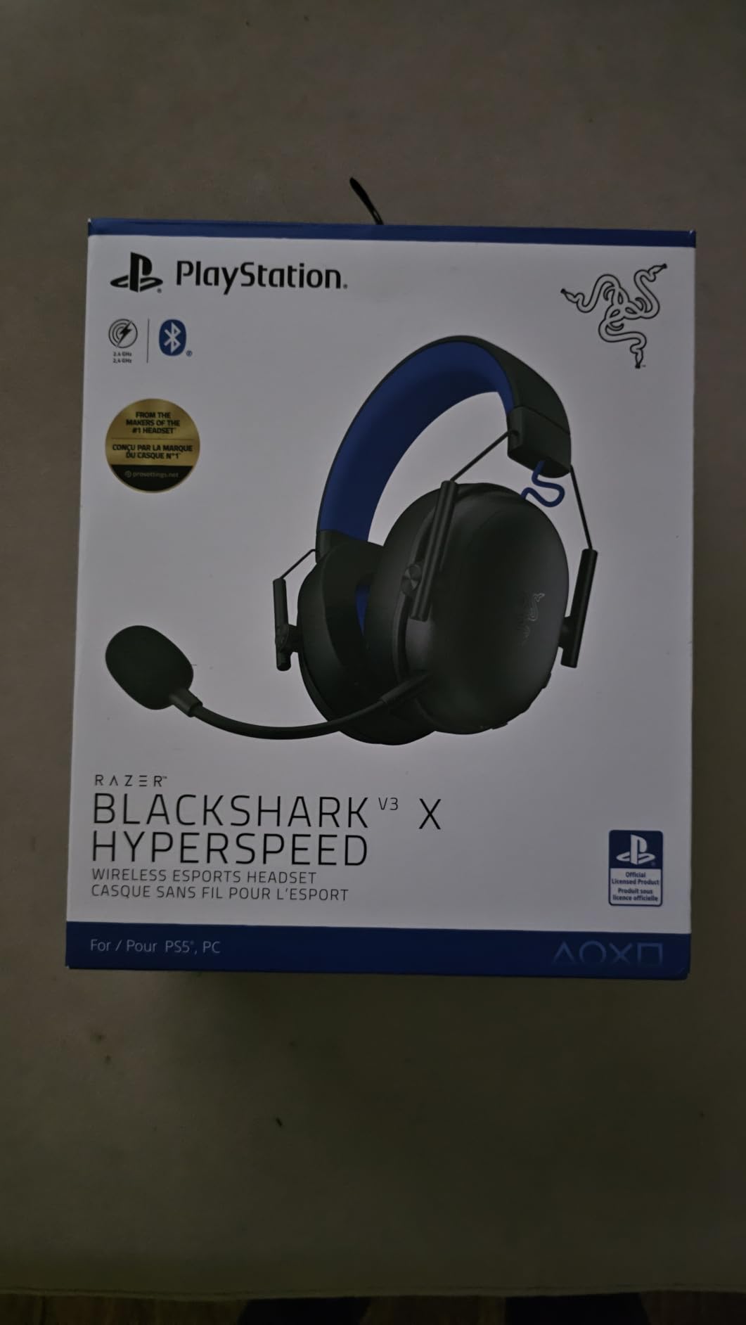 Razer BlackShark V3 X HyperSpeed Wireless PS5 Gaming Headset, Black customer photo 2