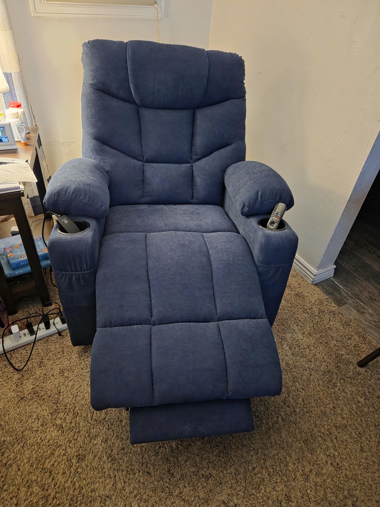 MCombo Power Lift Recliner Chair for Elderly, Fabric 7281(Dark Gray, Small) customer photo 1