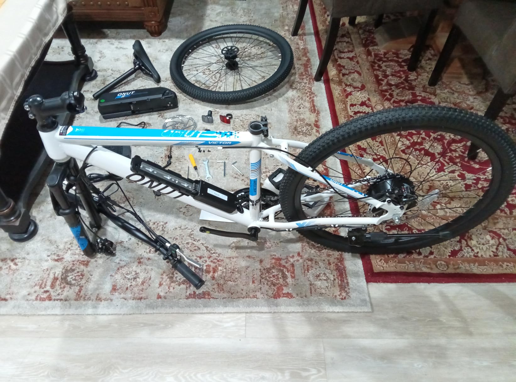 QNUT Electric Bike for Adults, Peak 1000W Motor 26