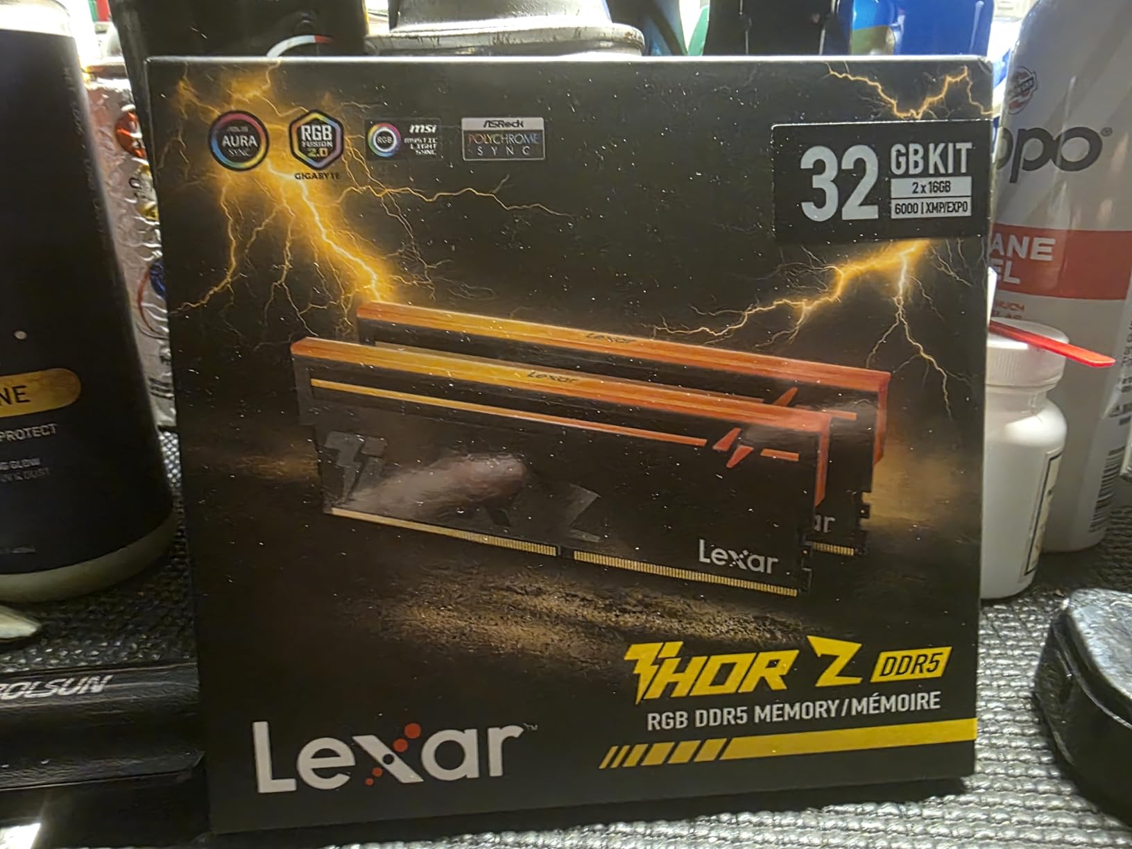 Lexar Thor Z RGB DDR5 RAM 32GB Kit (2x16GB) 6000MHz CL38 DRAM 288-Pin UDIMM customer photo 2
