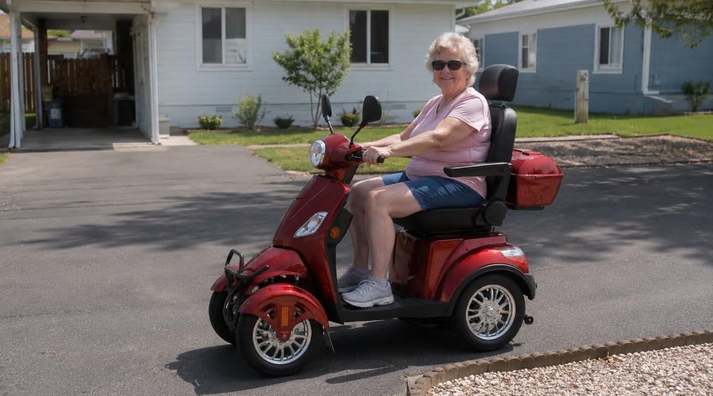 XERATH Heavy Duty Mobility Scooter for Adults, 800W, 500 lb, 25-Mile Range customer photo 1