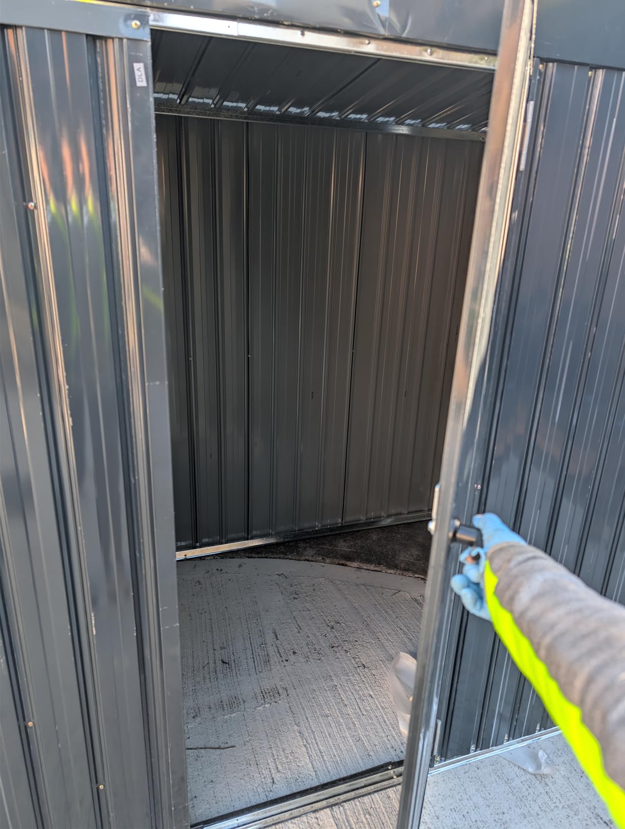 Aoxun 7.5'x4' Outdoor Storage Shed with 3 Lockable Doors & 14mm PP Floor customer photo 2