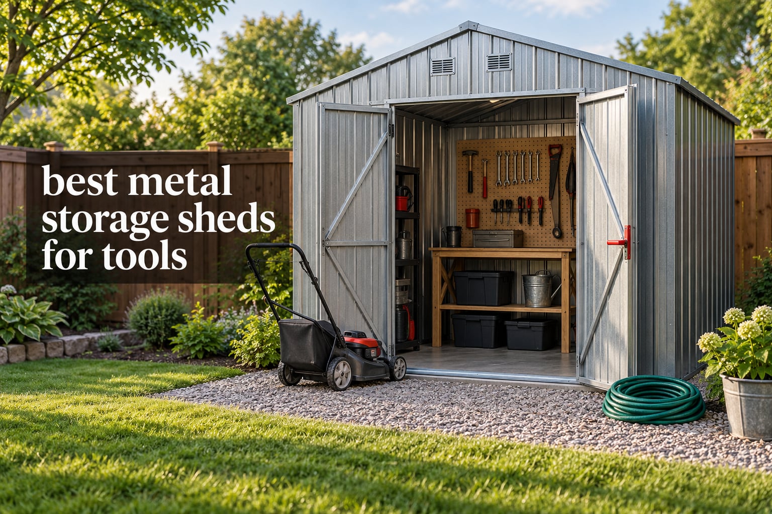 best metal storage sheds for tools