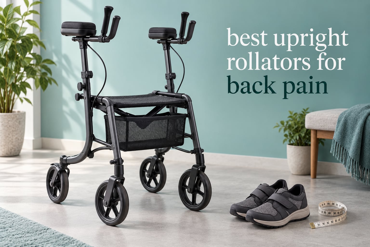 best upright rollators for back pain